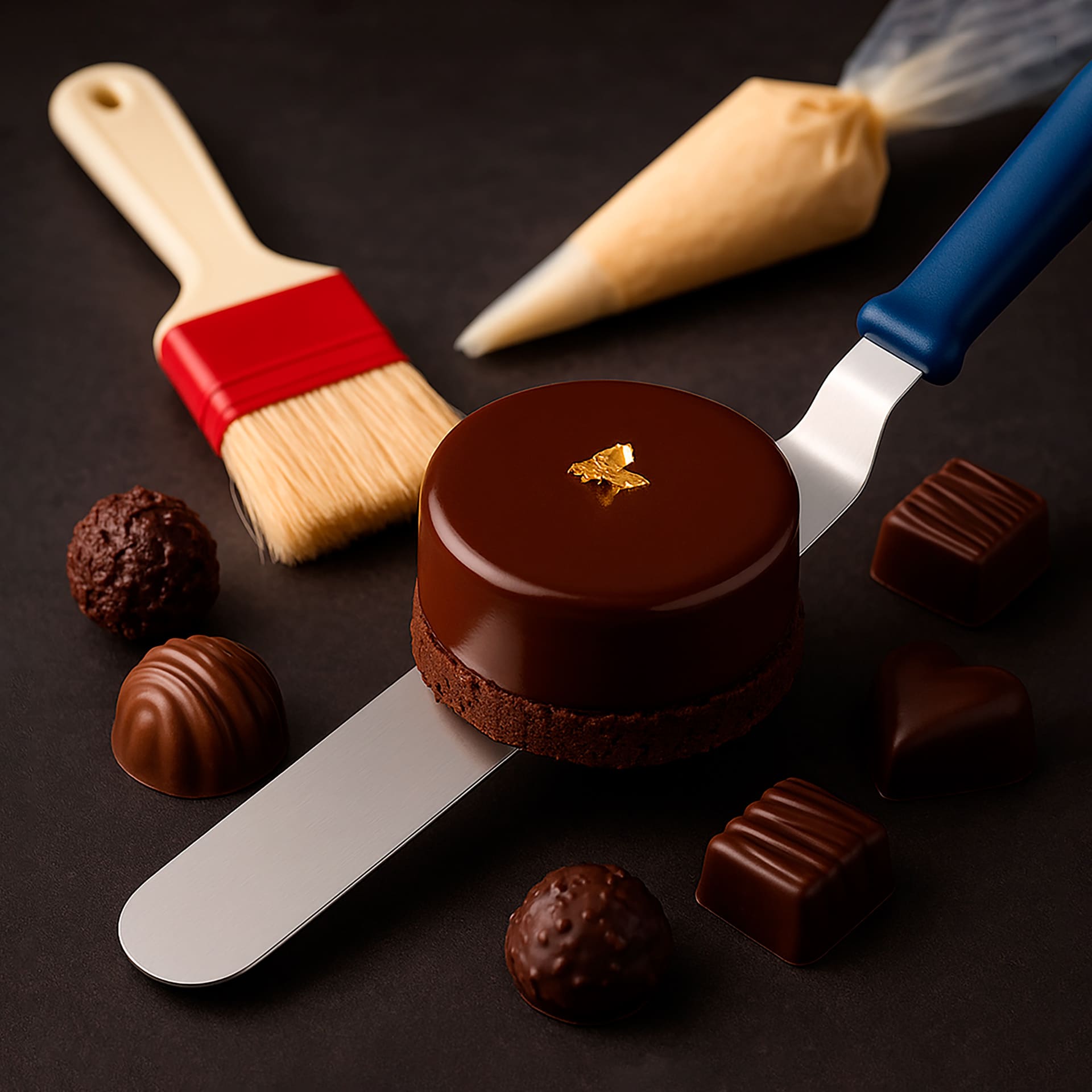 Brushes, spatulas and scrapers