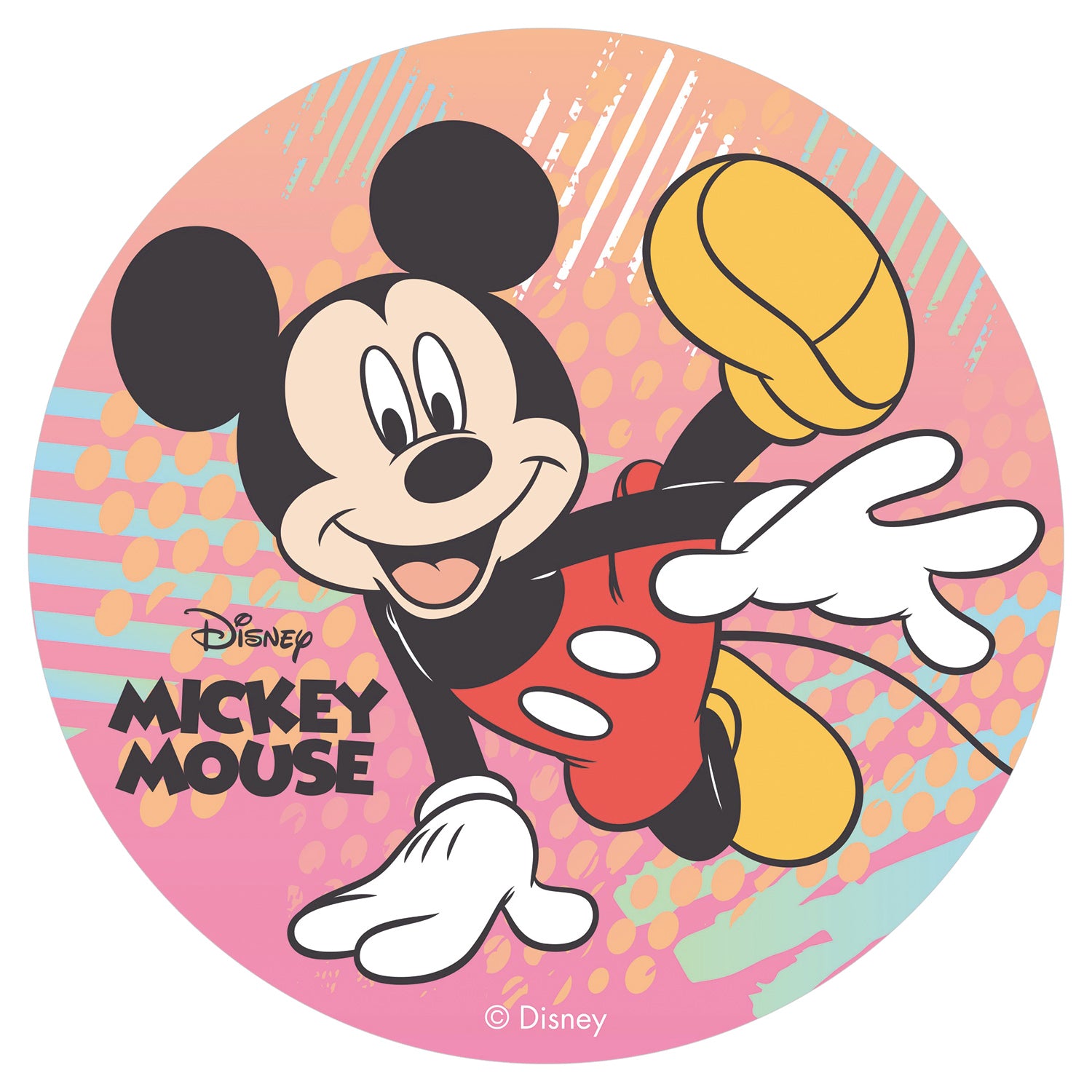 MICKEY MOUSE WAFER CAKE DECORATING DISC 20CM