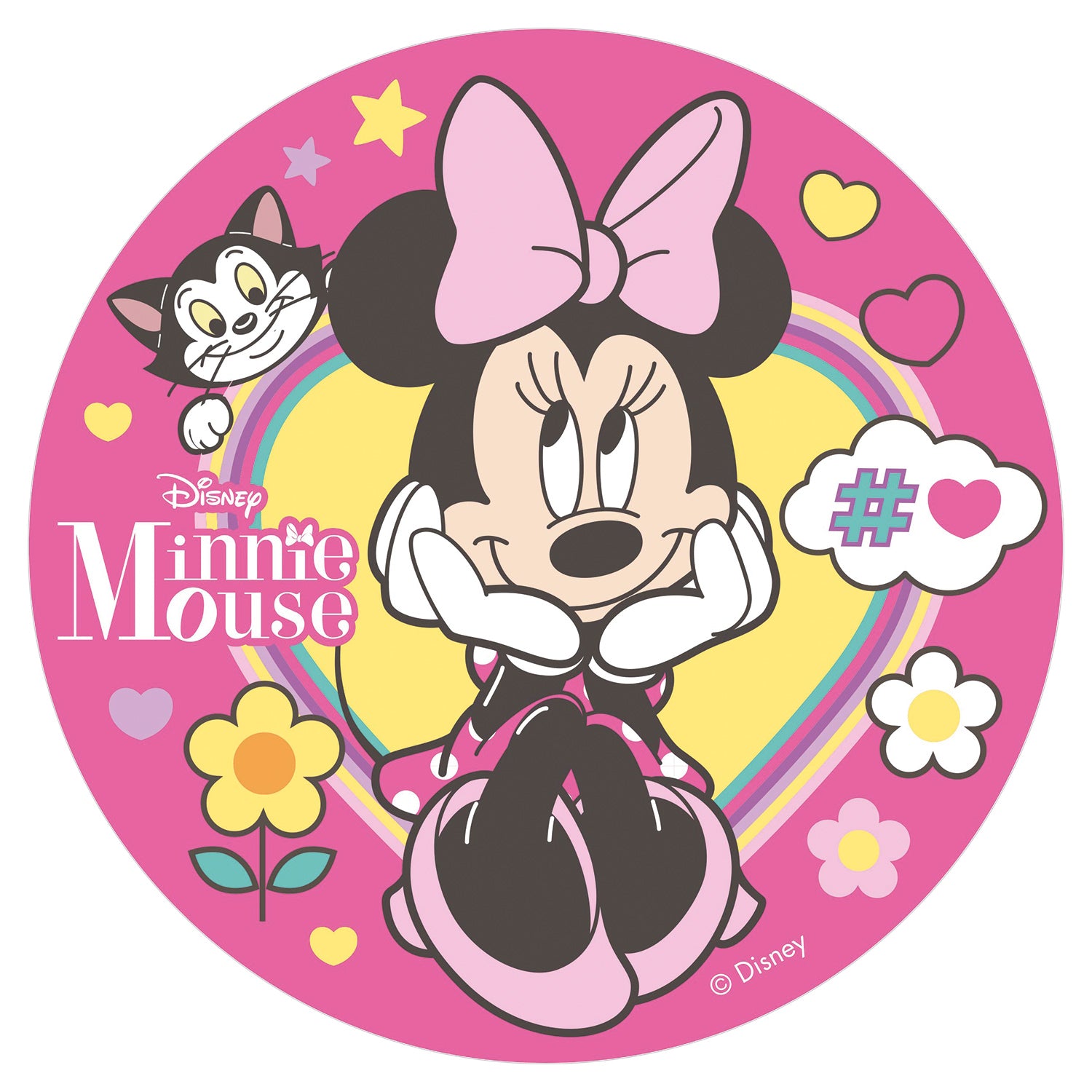 DISCO OBLEA PARA TARTAS MINNIE MOUSE 20CM