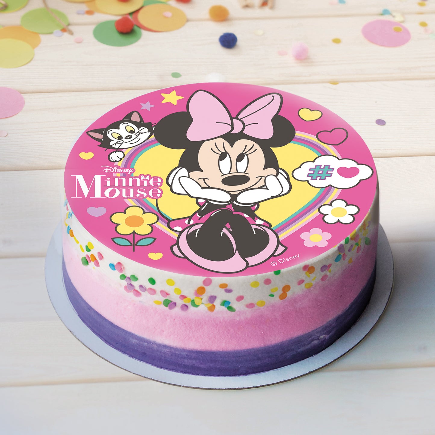 DISCO OBLEA PARA TARTAS MINNIE MOUSE 20CM