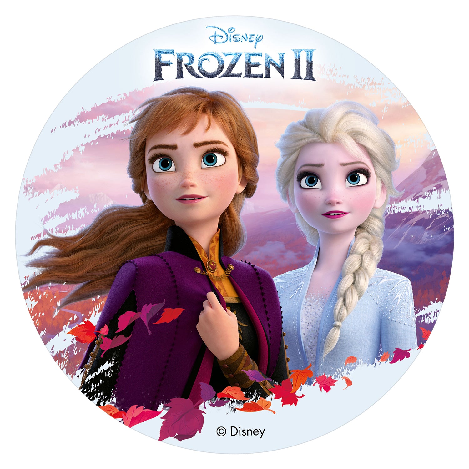 DISCO OBLEA TARTA FROZEN II 20CM