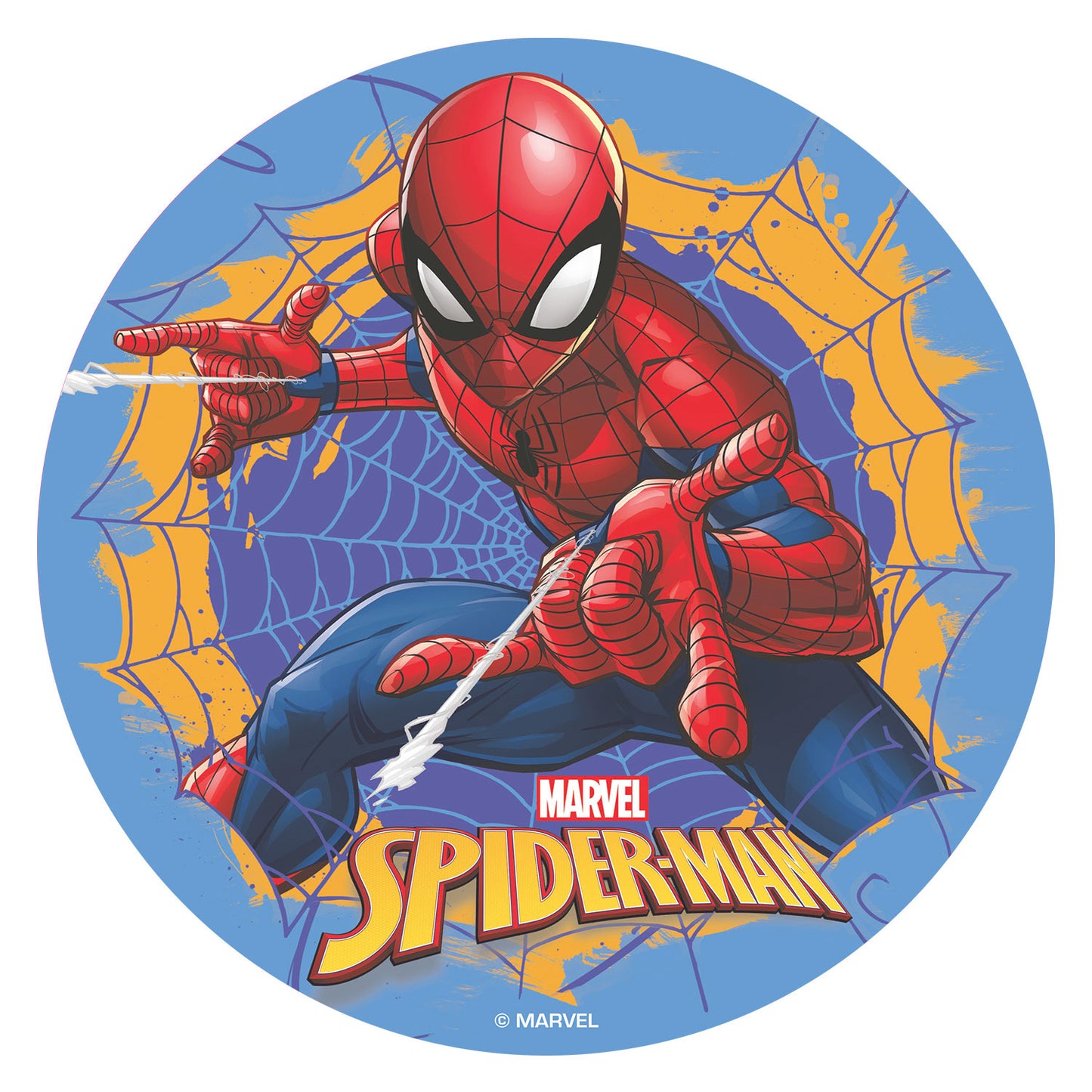 6 SPIDERMAN B CAKE DECORATING WAFER 20 CM