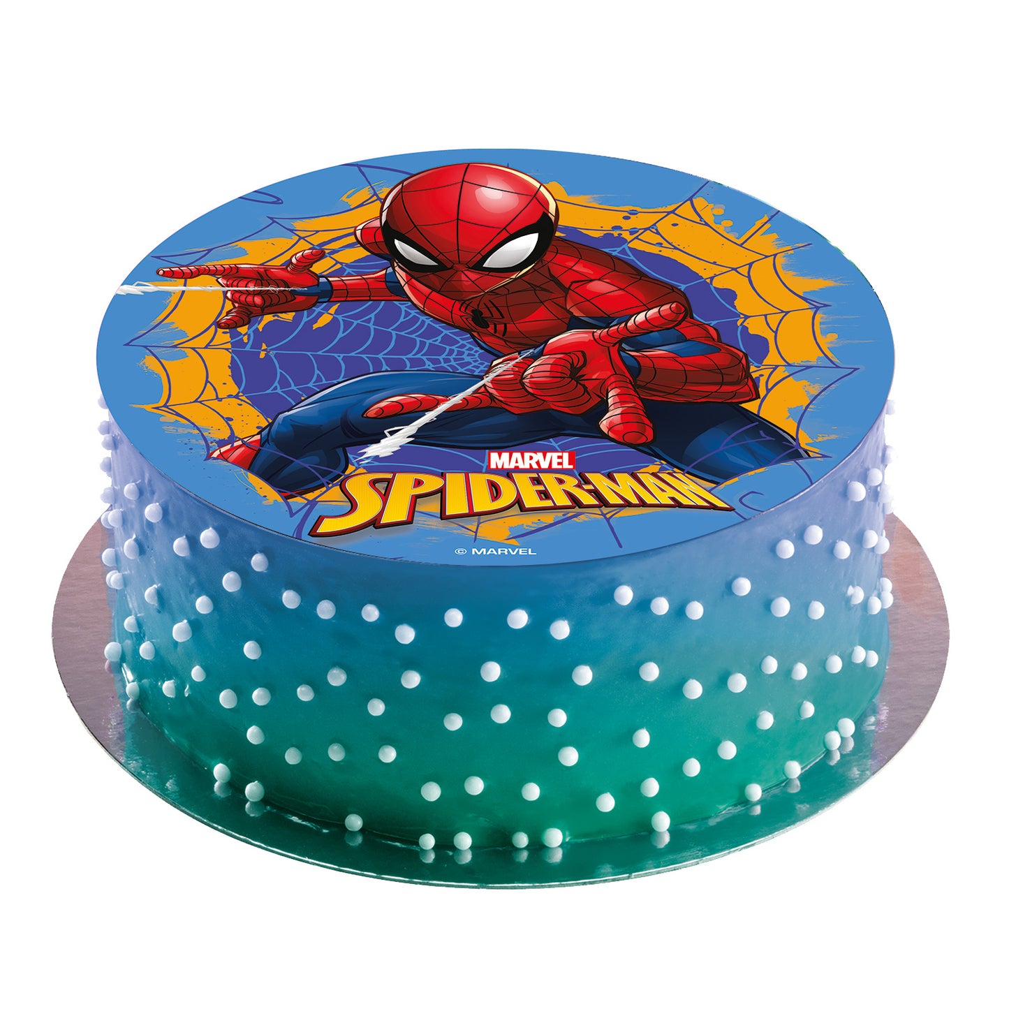 6 DISCOS HÓSTIA PARA DECORAR BOLOS SPIDERMAN B 20 CM