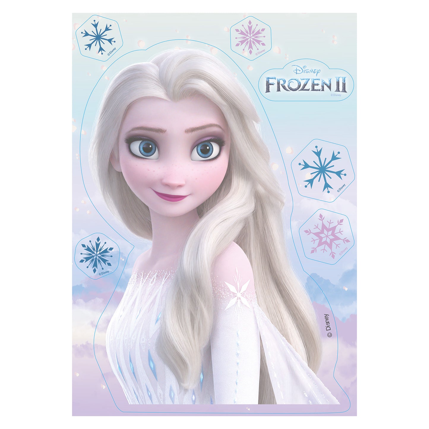 SILUETTA DI CIALDA PER TORTE FROZEN 14.8X21CM