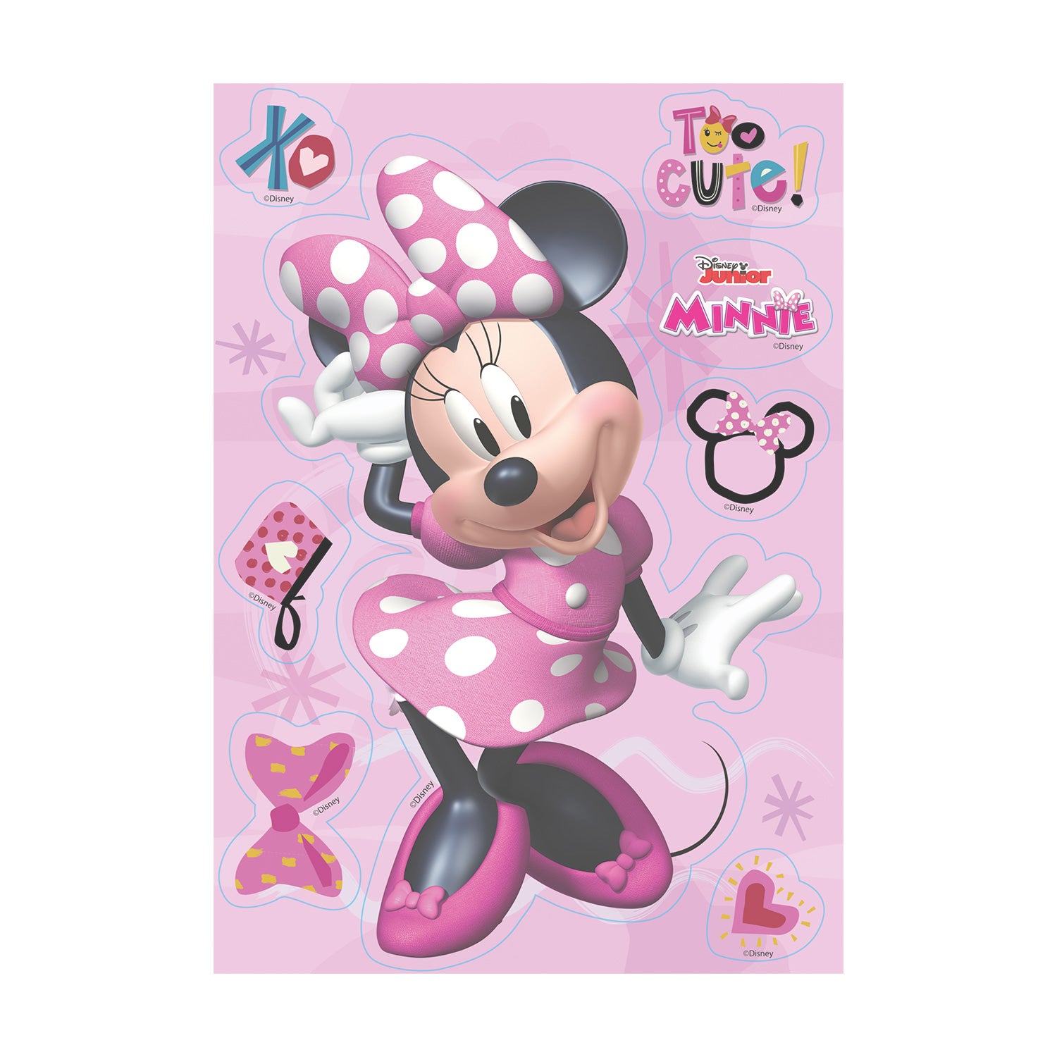CAKE WAFER SHAPE MINNIE MOUSE 14,8X21CM