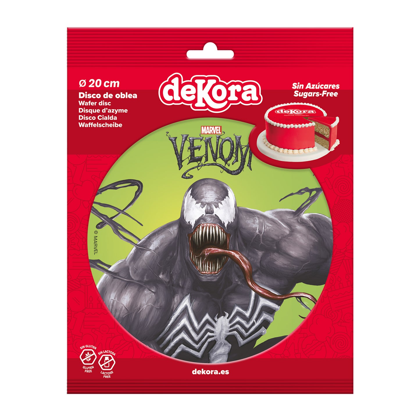 DISCO CIALDA TORTA VENOM 20CM