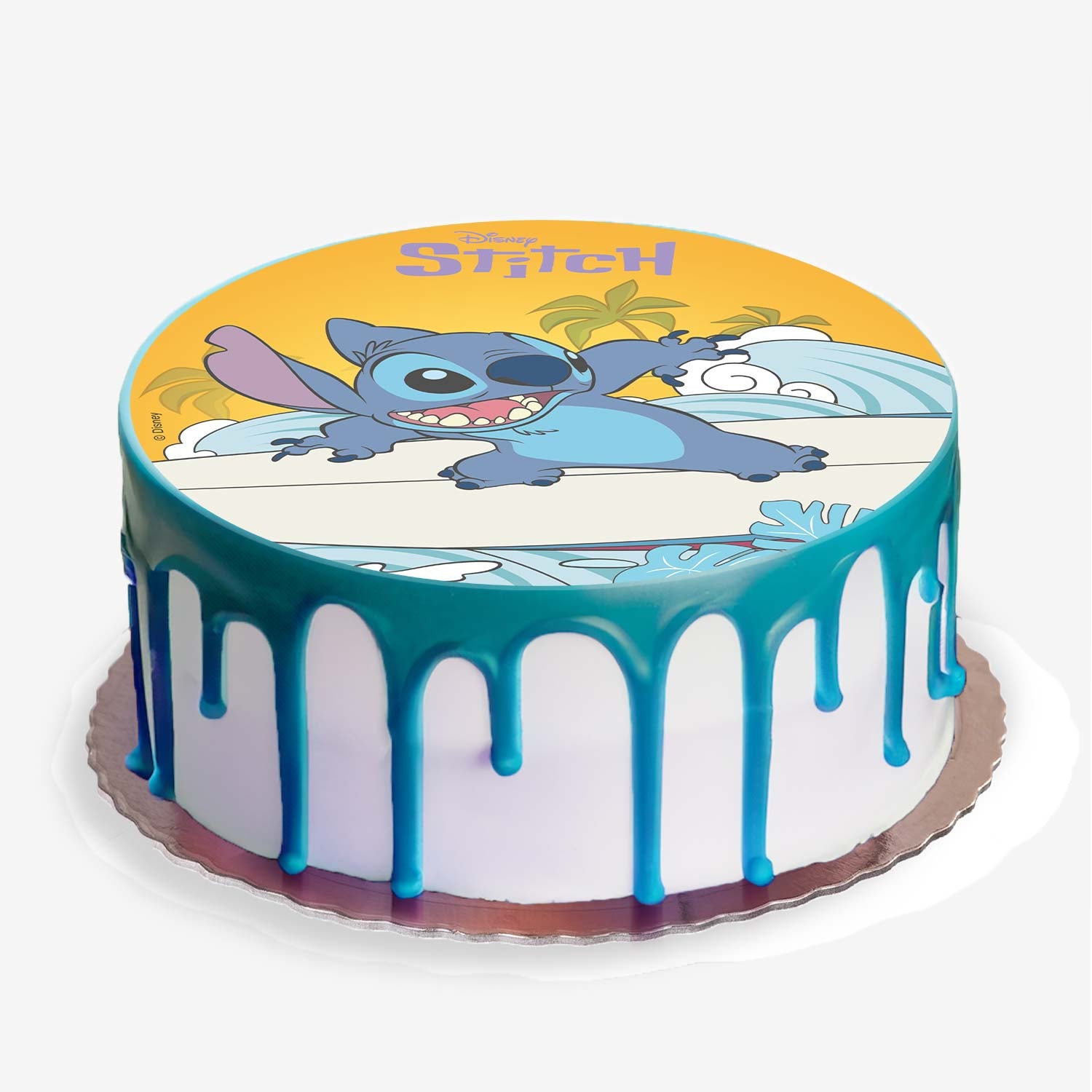 DISCO OBLEA TARTA STITCH 20CM