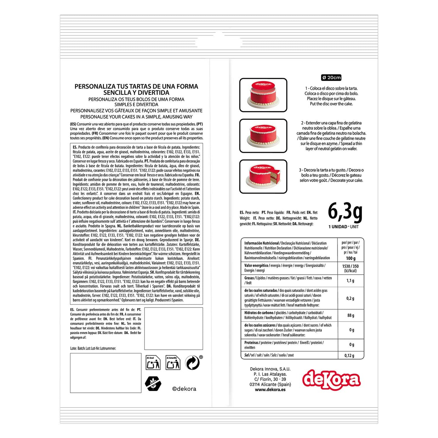 DISCO WAFER BOLO ESPIDEY 20CM