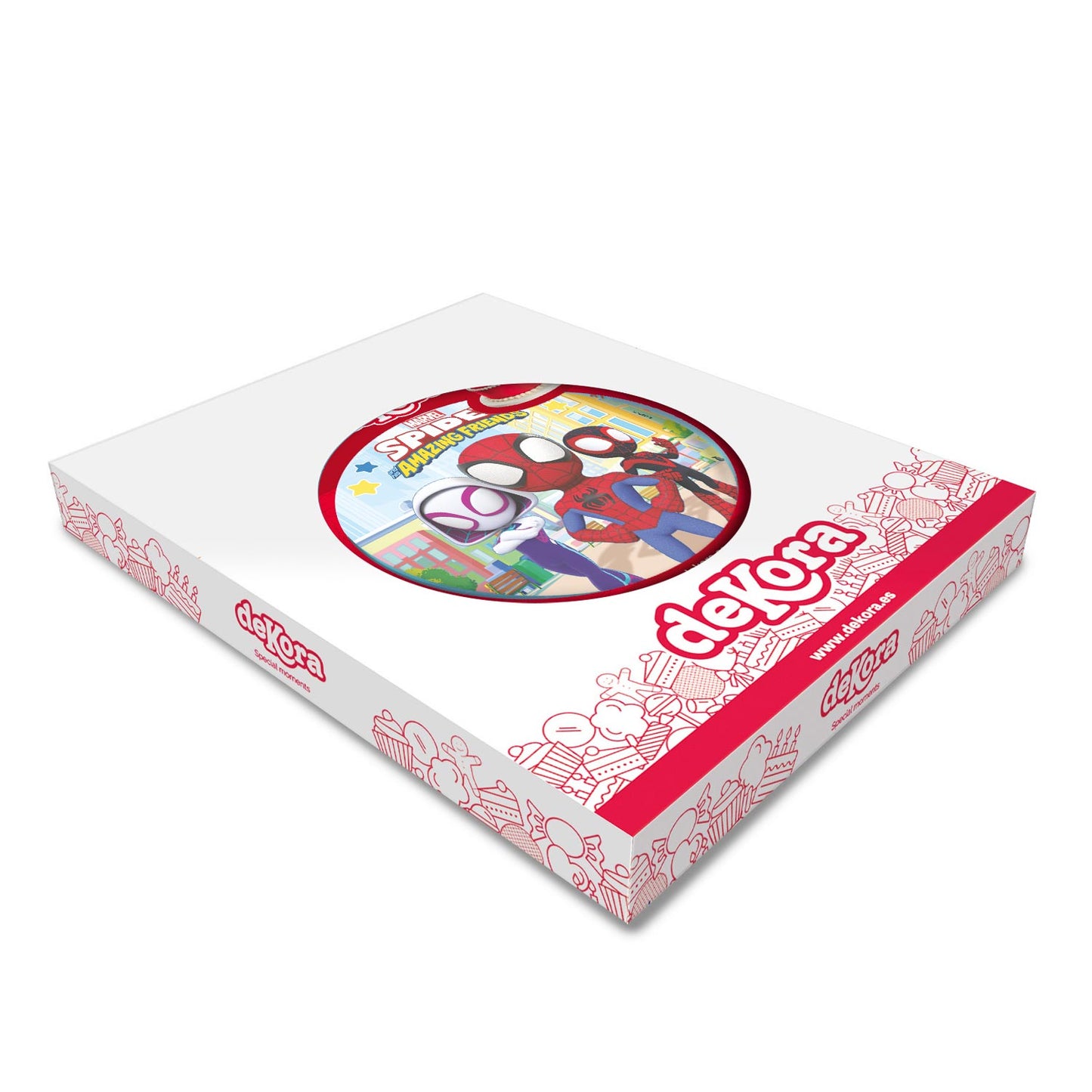 DISCO CIALDA SPIDEY TORTA 20CM