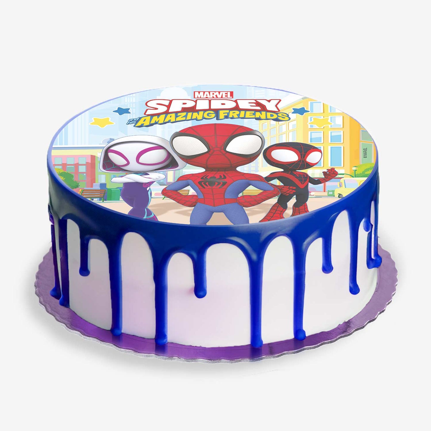 DISCO CIALDA SPIDEY TORTA 20CM