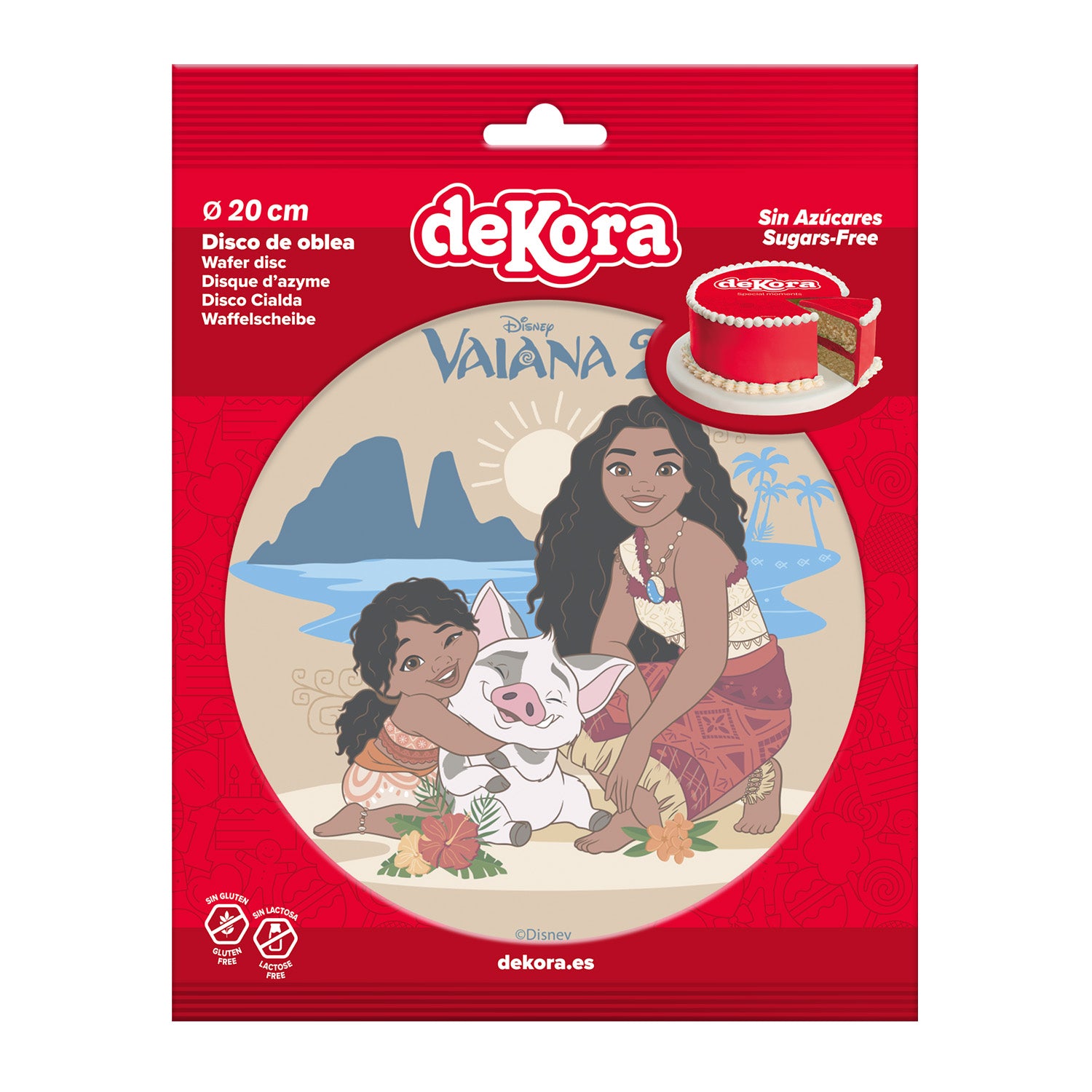 DISCO WAFER BOLO VAIANA 2 20CM