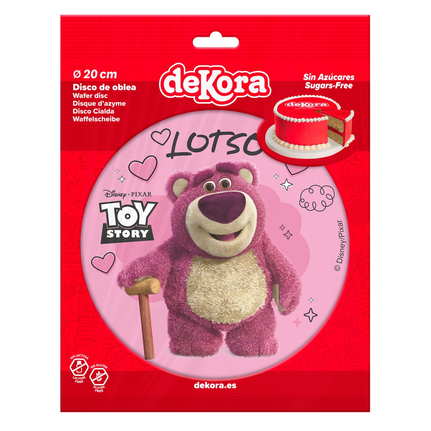 LOTSO CAKE WAFER DISC 20CM