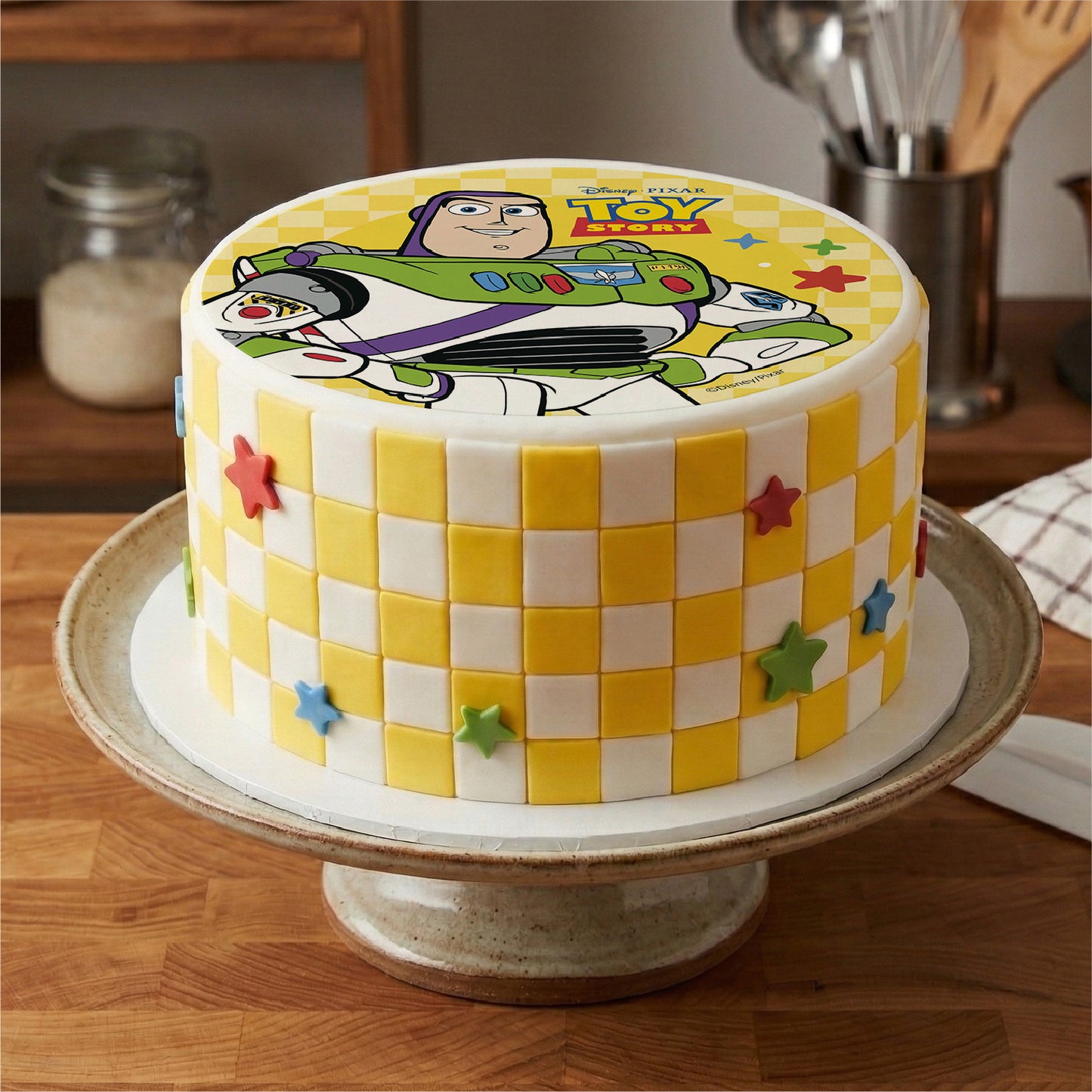 DISCO OBLEA TARTA BUZZ LIGHT YEAR 20CM