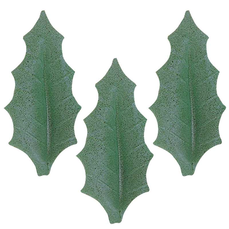 500 HOJA ACEBO VERDE OSCURO GRANDE