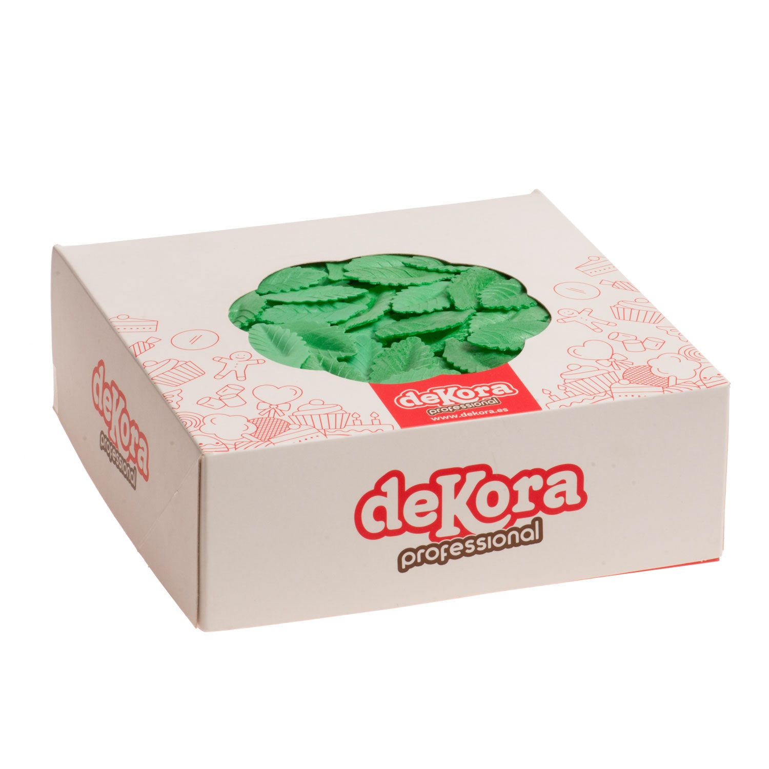 FOGLIA IN CIALDA VERDE SCURO 4,5CM