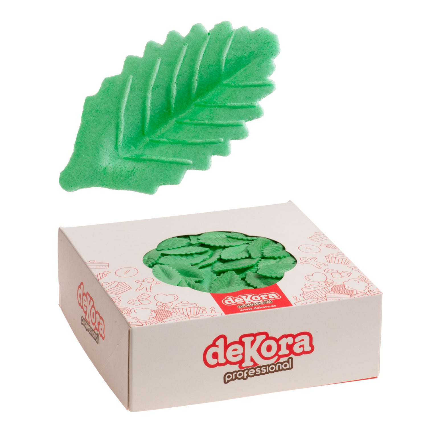 HOJA DE OBLEA VERDE OSCURO 4,5CM