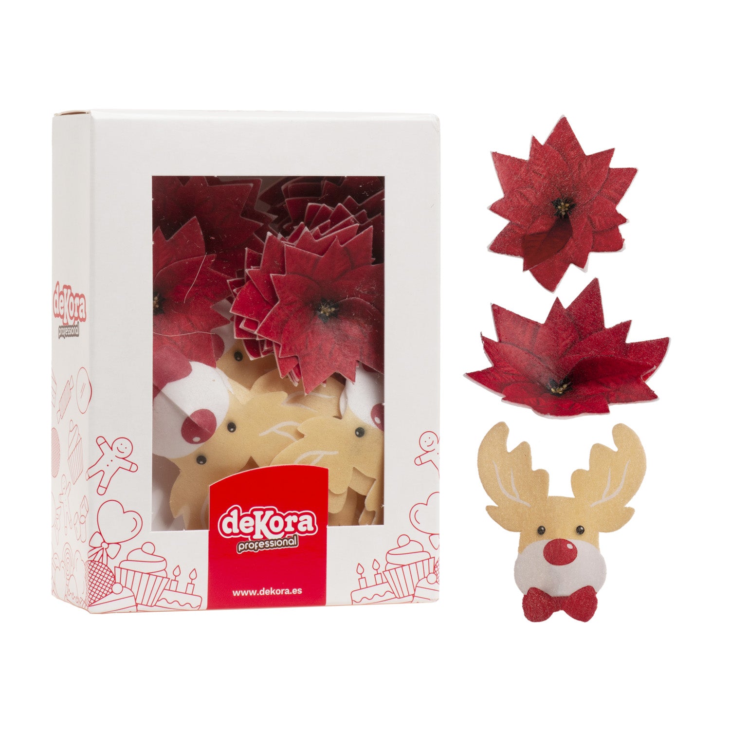 DÉCORATION AZYME NOËL ASSORTIMENT 5-6CM