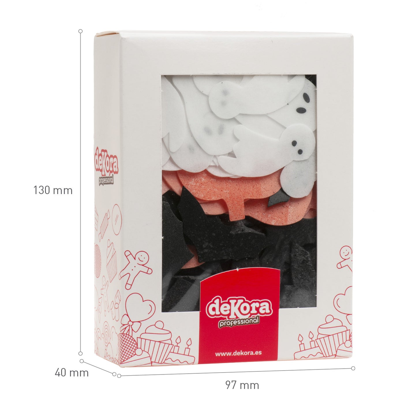 DECORAÇÃO HÓSTIA HALLOWEEN SORTIDO 4-5CM