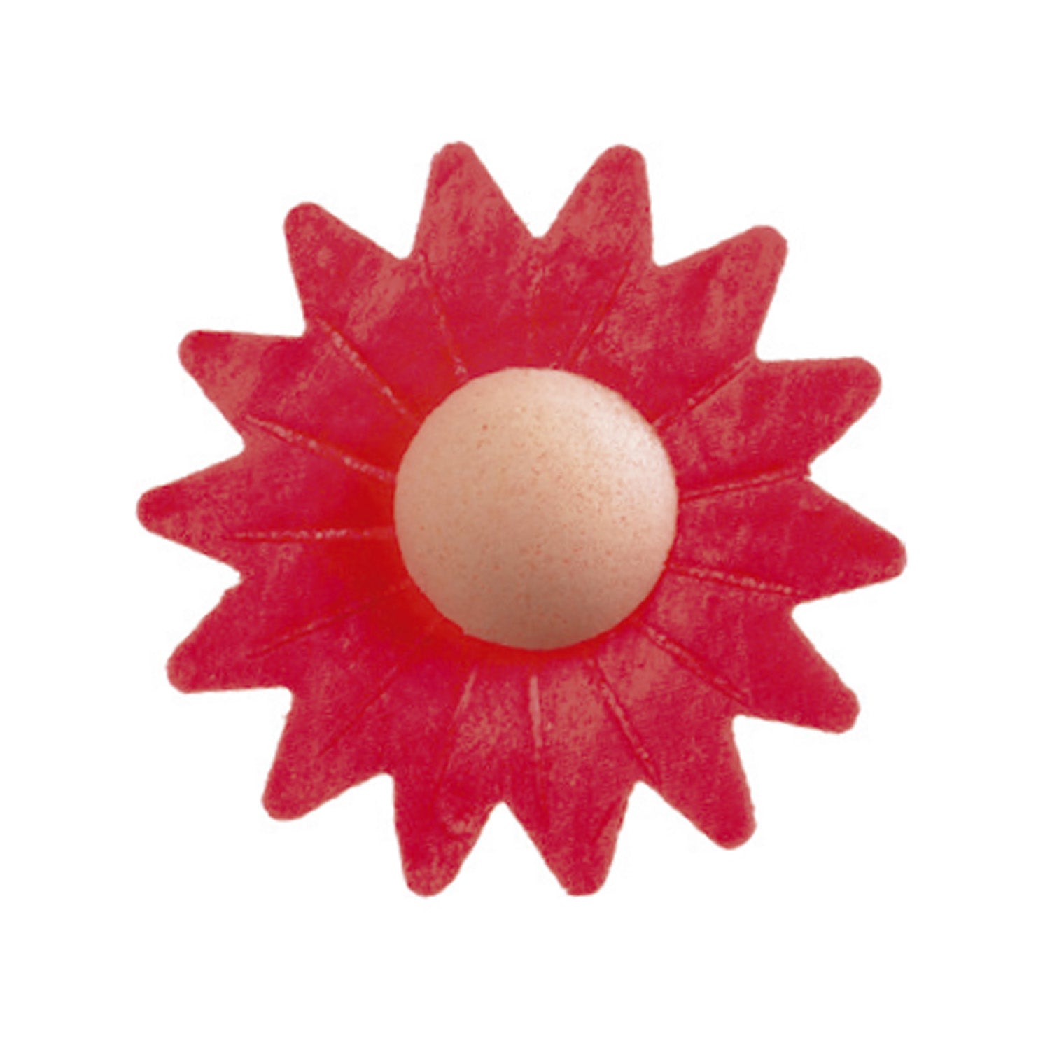 RED DAISY WAFER FLOWER 4,5CM