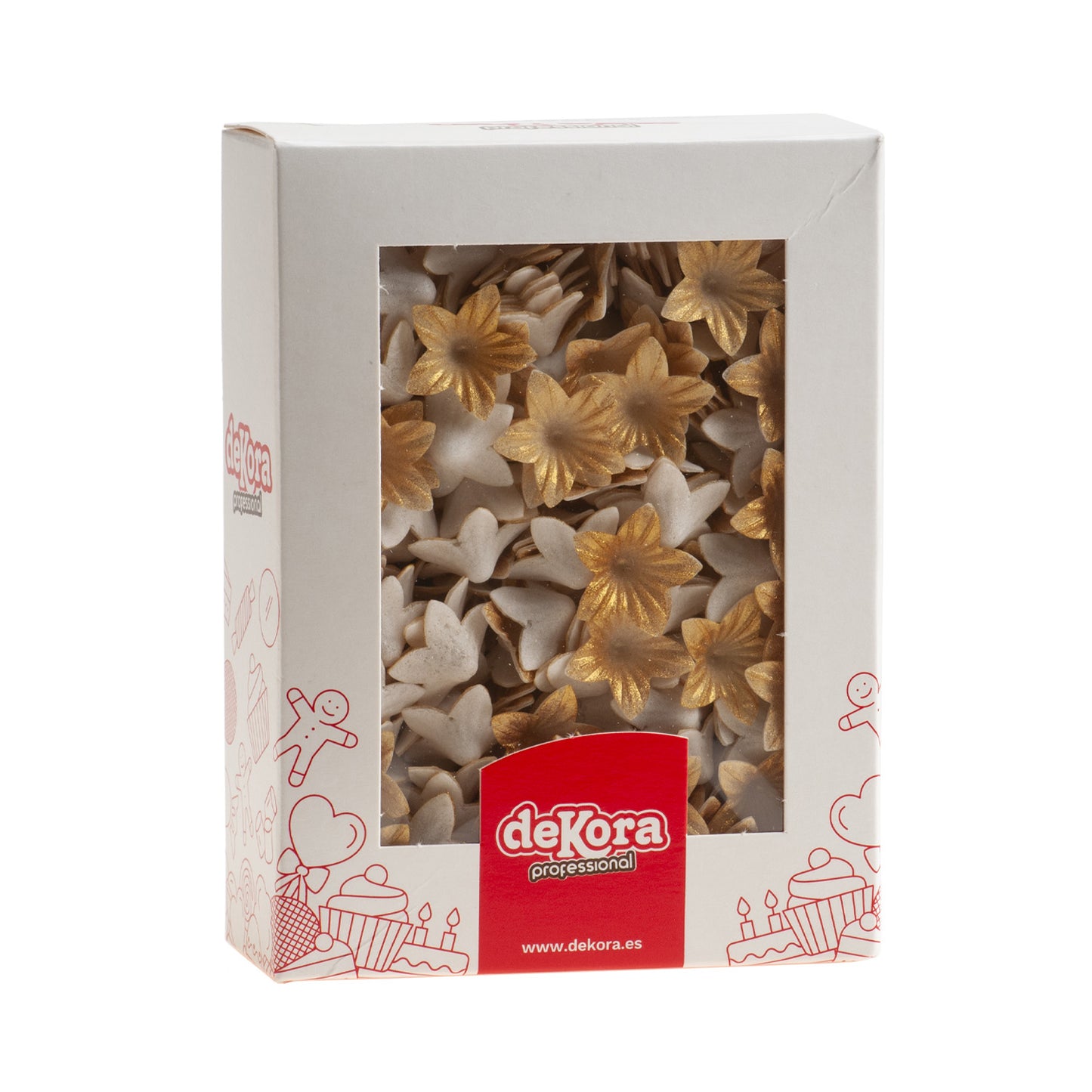 400 LILAS EM OBREIA OURO PÉROLA 2 CM