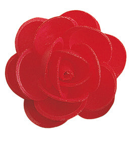 50 ROSA ROJA SIN HOJA 4.5CM