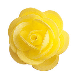 50 ROSA AMARILLA SIN HOJA 4.5CM