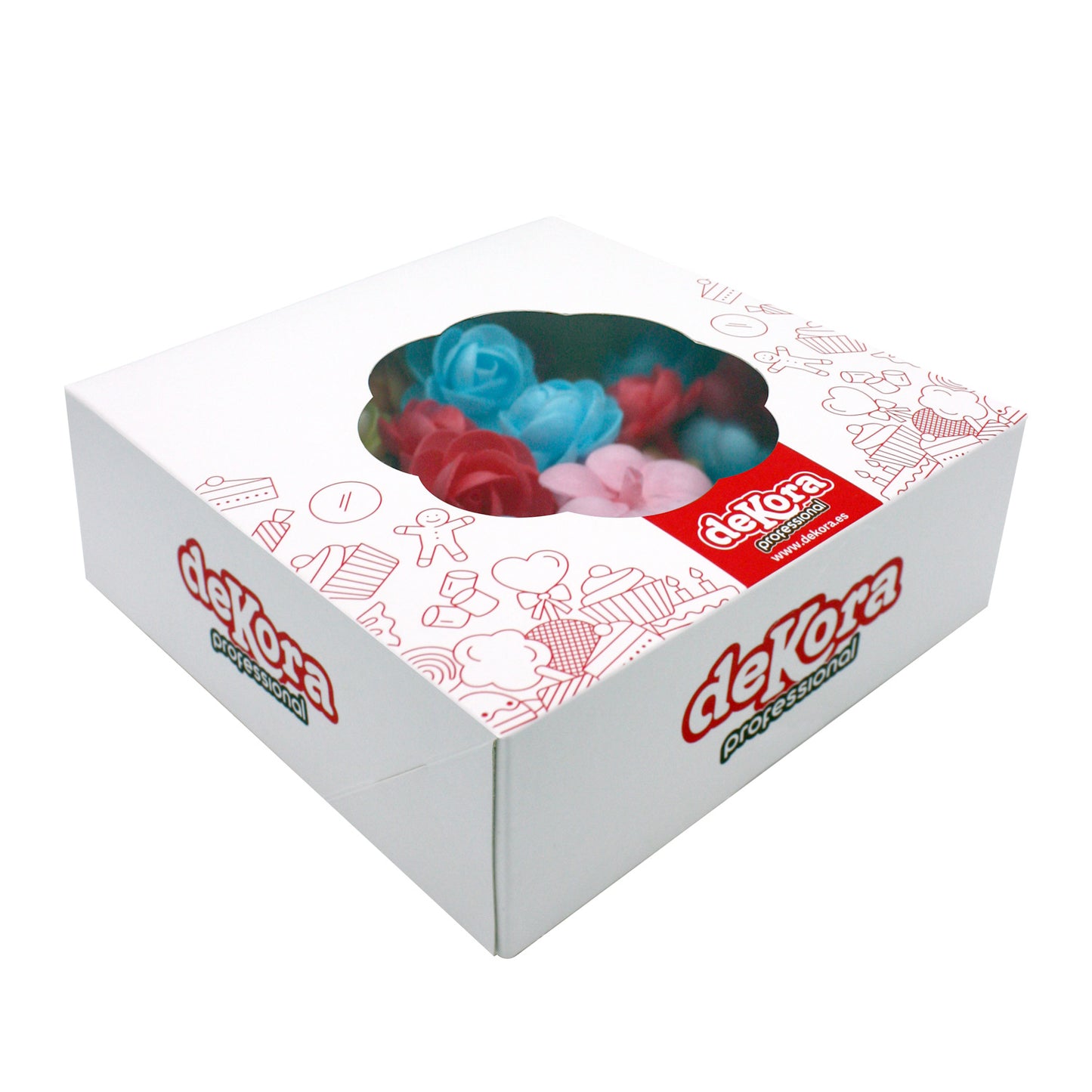 50 ROSA SURTIDA SIN HOJA 4.5CM