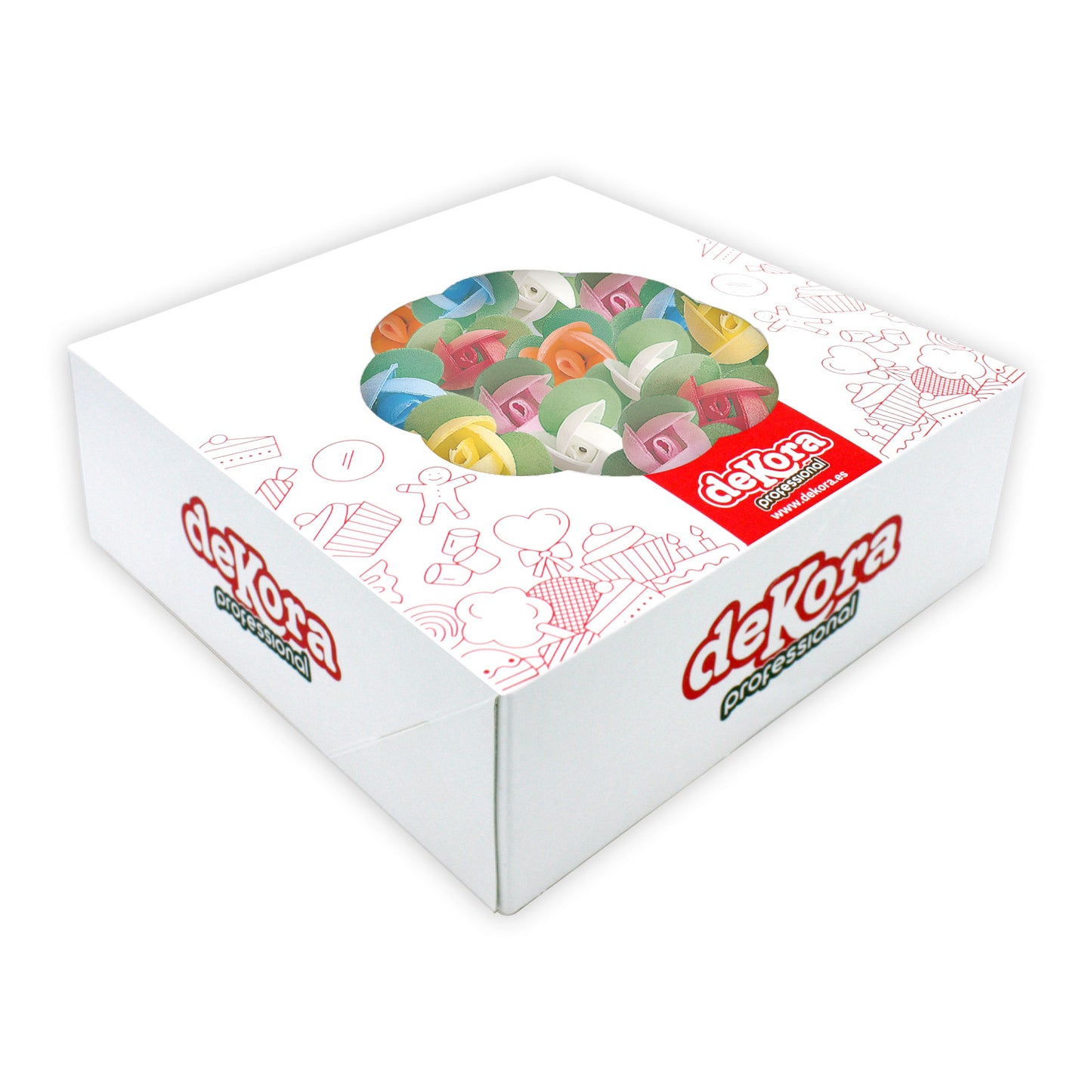 150 ROSA OBREIA COM FOLHA CORES SORTIDAS 3 CM