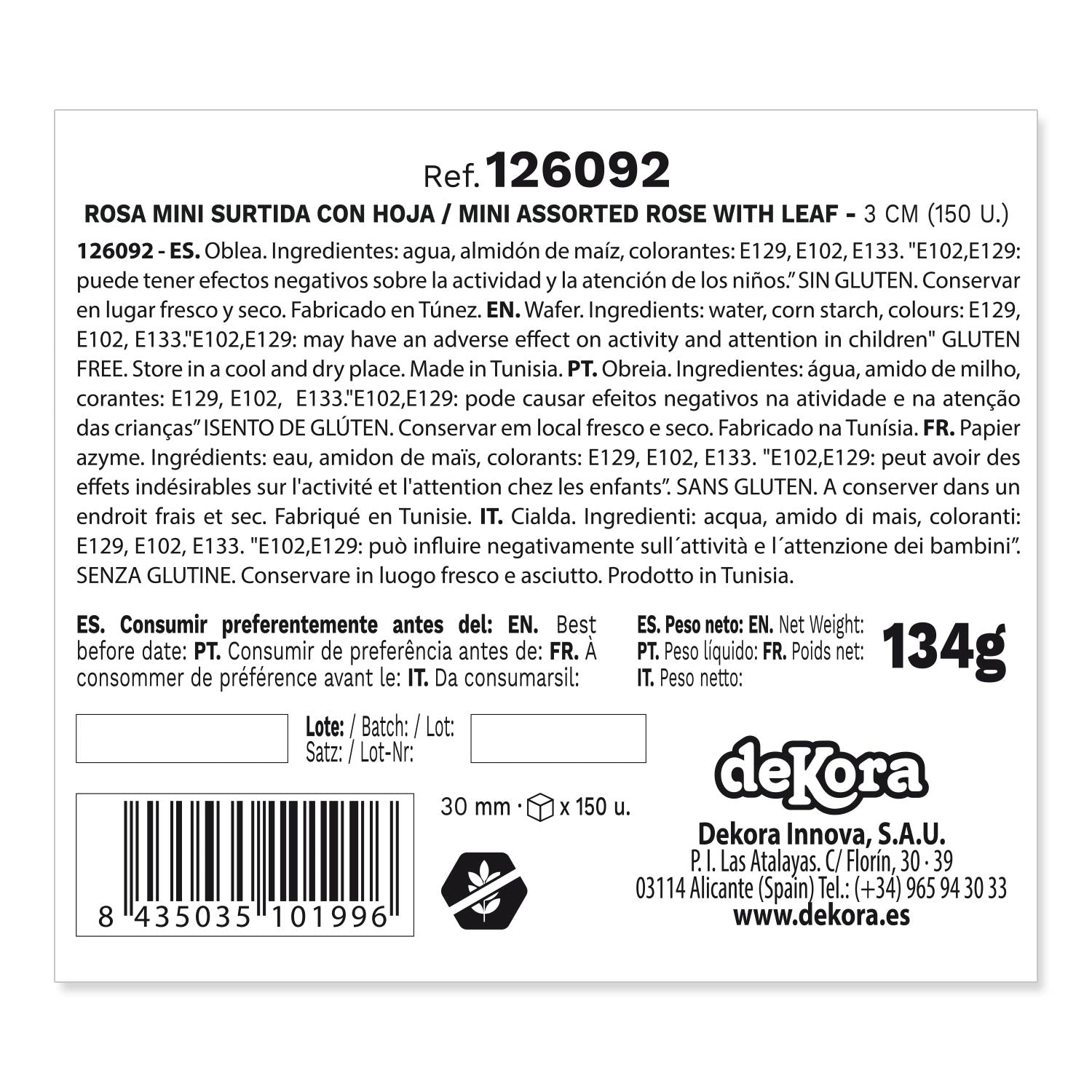 150 ROSA OBREIA COM FOLHA CORES SORTIDAS 3 CM