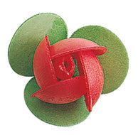 MINI ROSA ROJA CON HOJA 3CM