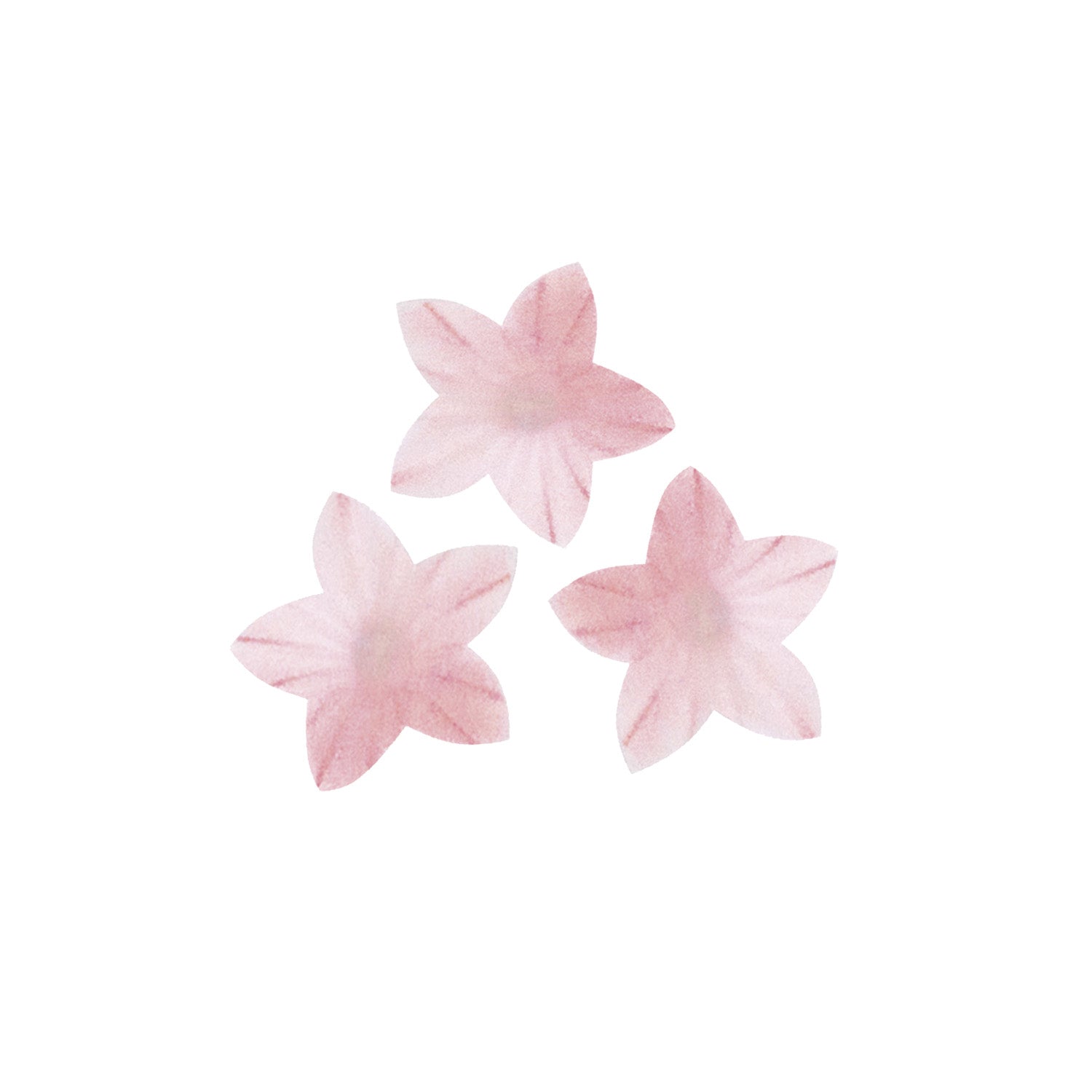 PINK MINI WAFER FLOWER Ø 2CM