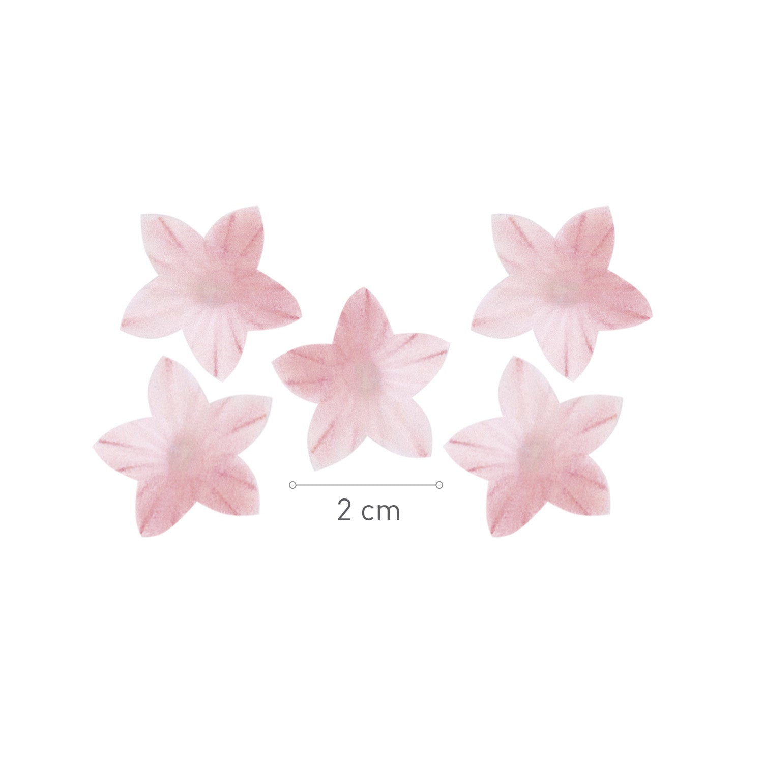LILA DE OBLEA COLOR ROSA Ø 2CM