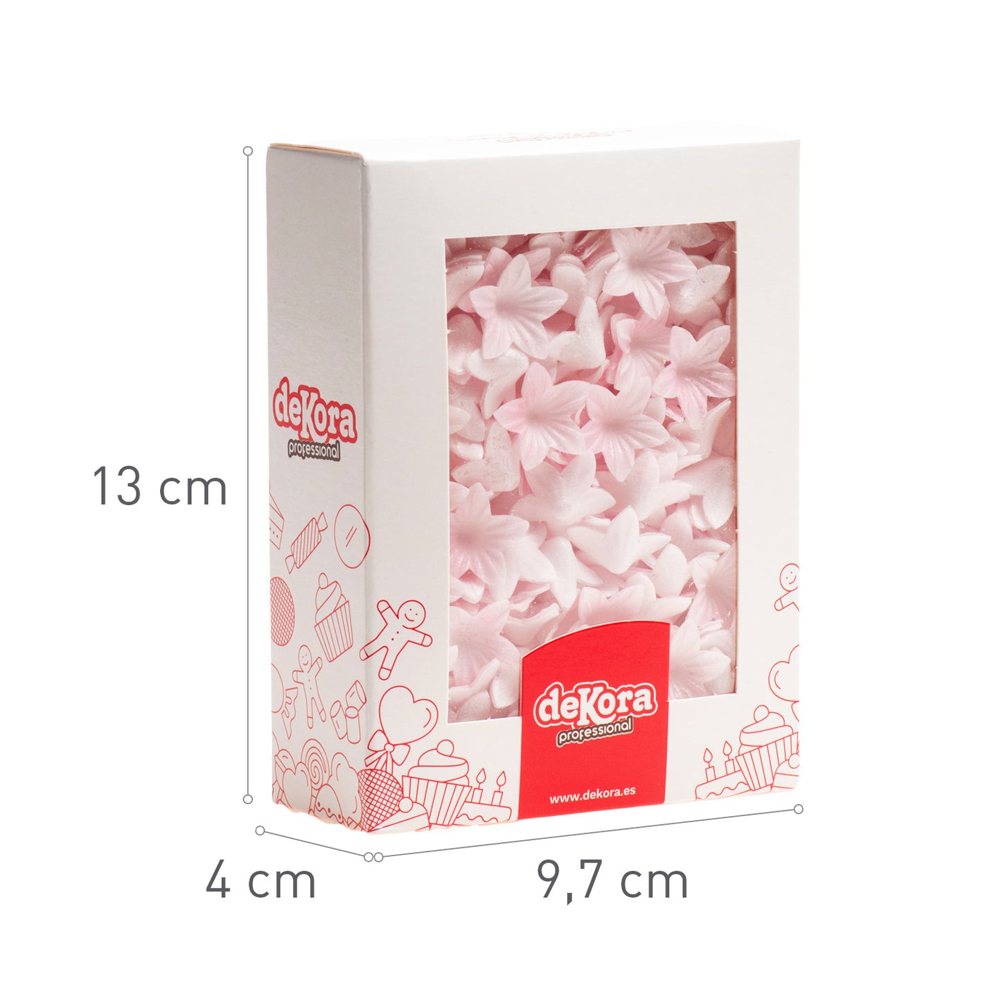 LILA DE OBLEA COLOR ROSA Ø 2CM