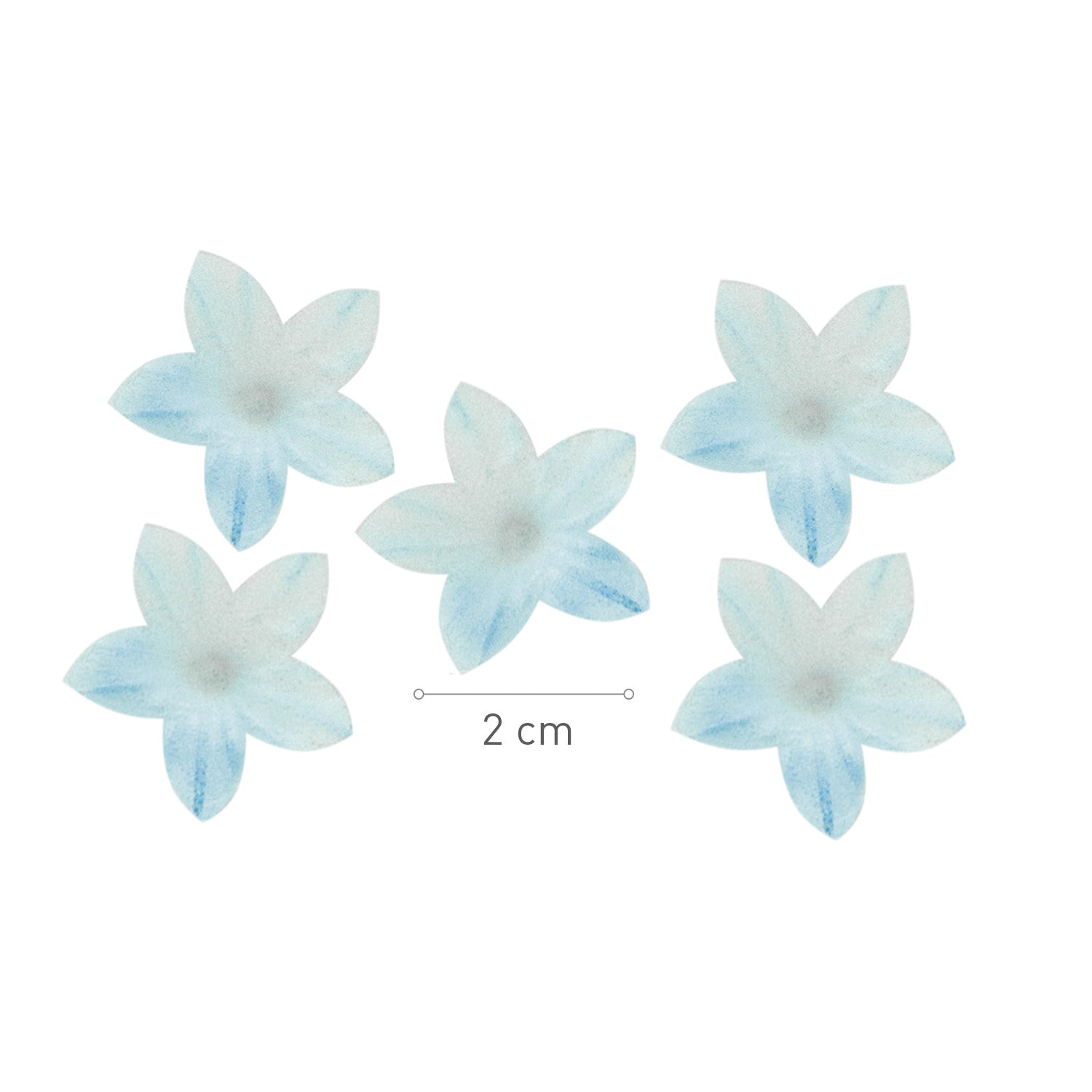 LILA DE OBLEA COLOR AZUL Ø 2CM