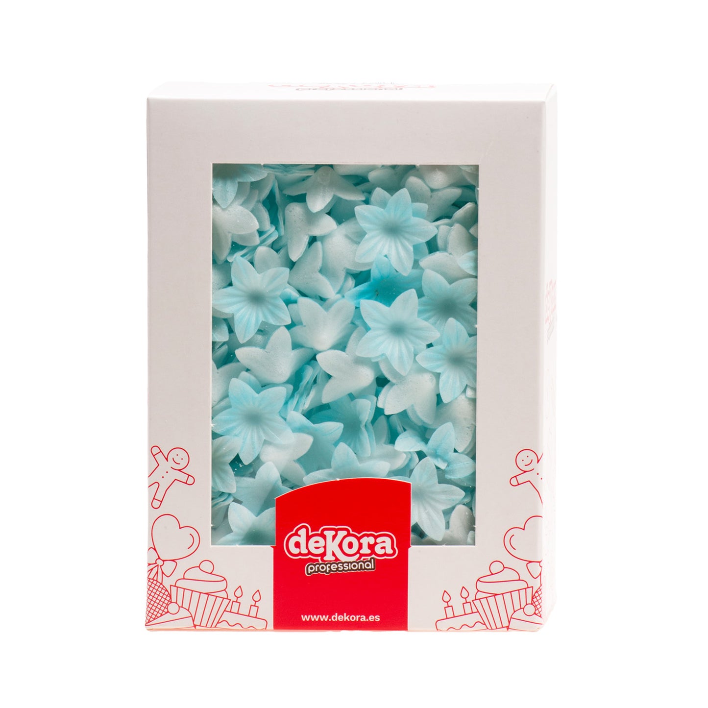 BLUE MINI WAFER FLOWER Ø 2CM