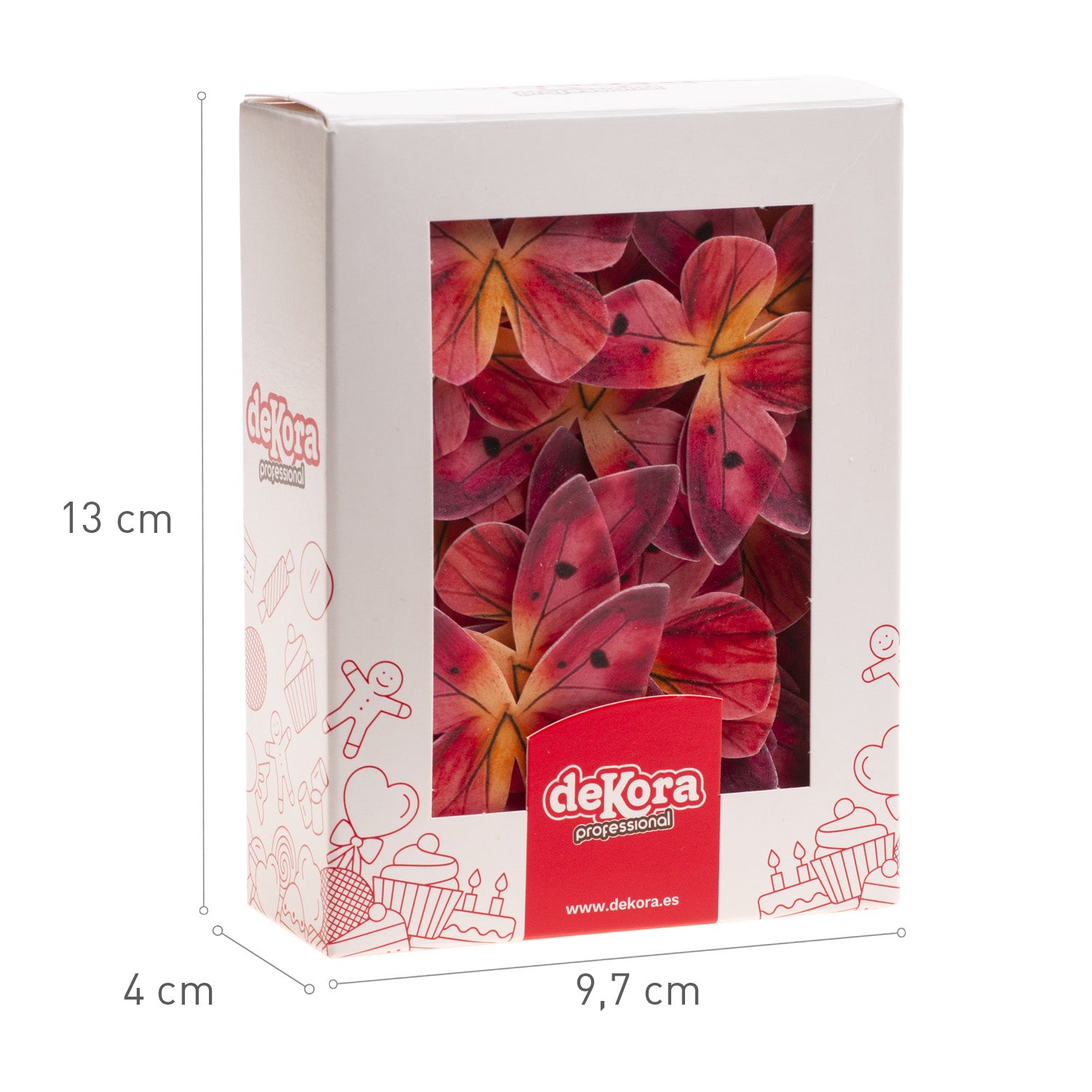BUTTERFLIES WAFER PINK TONES 3-6CM