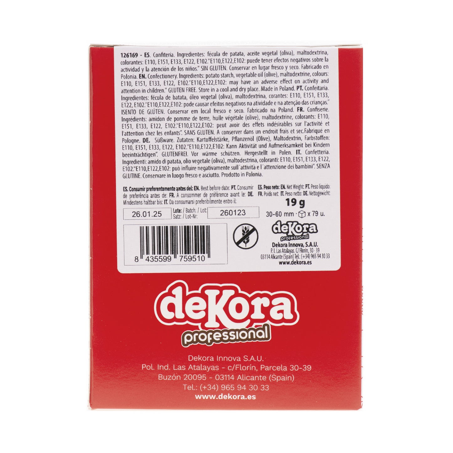 FARFALLE CIALDA TONI ROSA 3-6CM