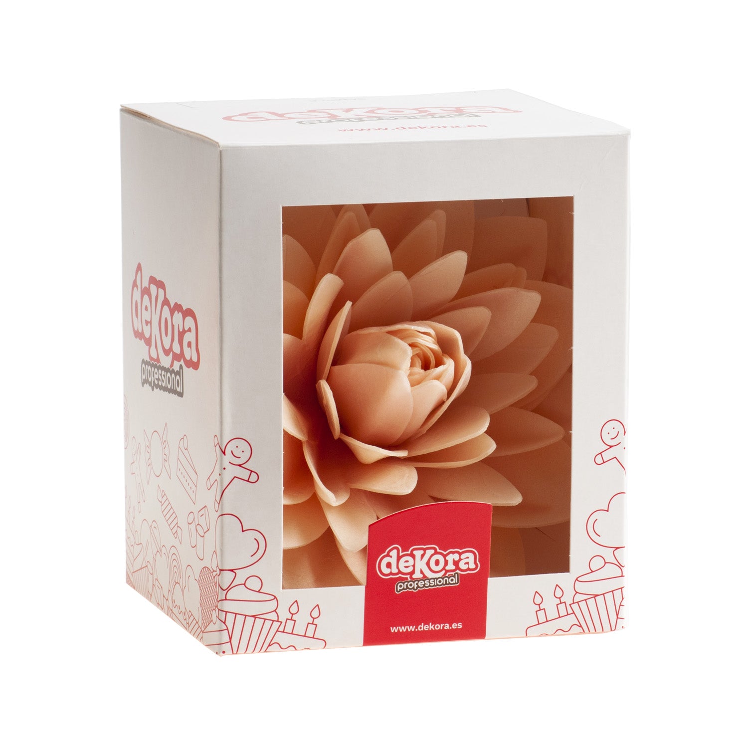 DÁLIA WAFER GIGANTE EM COR PASTEL Ø 12,5CM