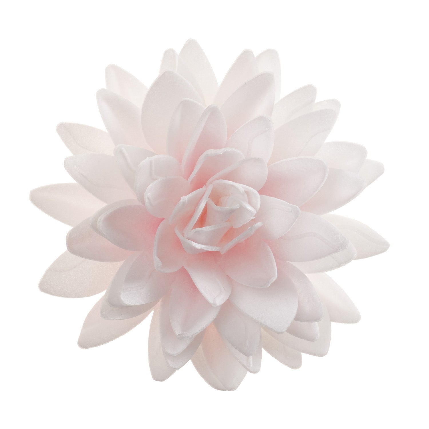 FLOR OTOÑO GIGANTE OBLEA COLOR ROSADO Ø 12.5CM