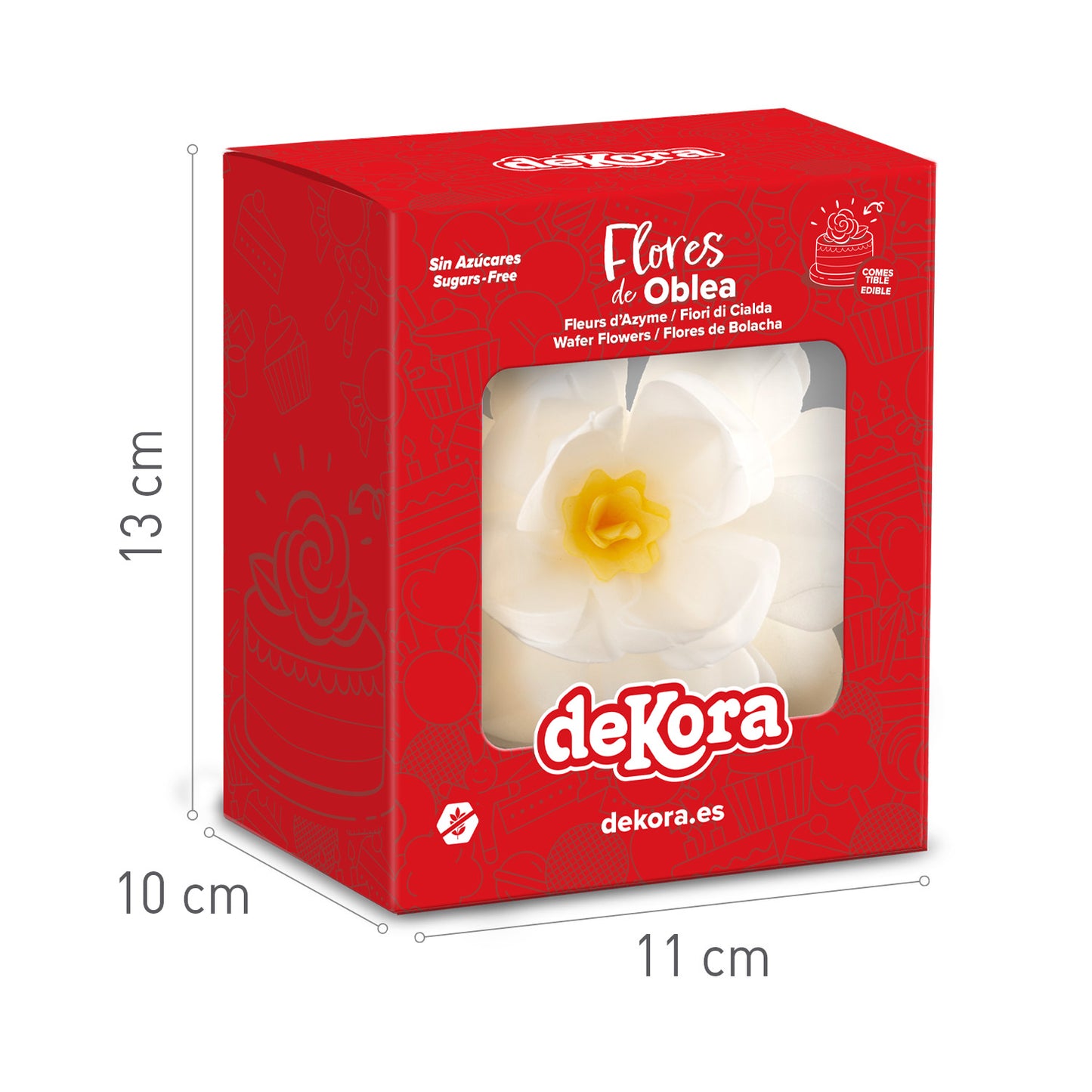 FIORE DI OSTIA BIANCO 12CM