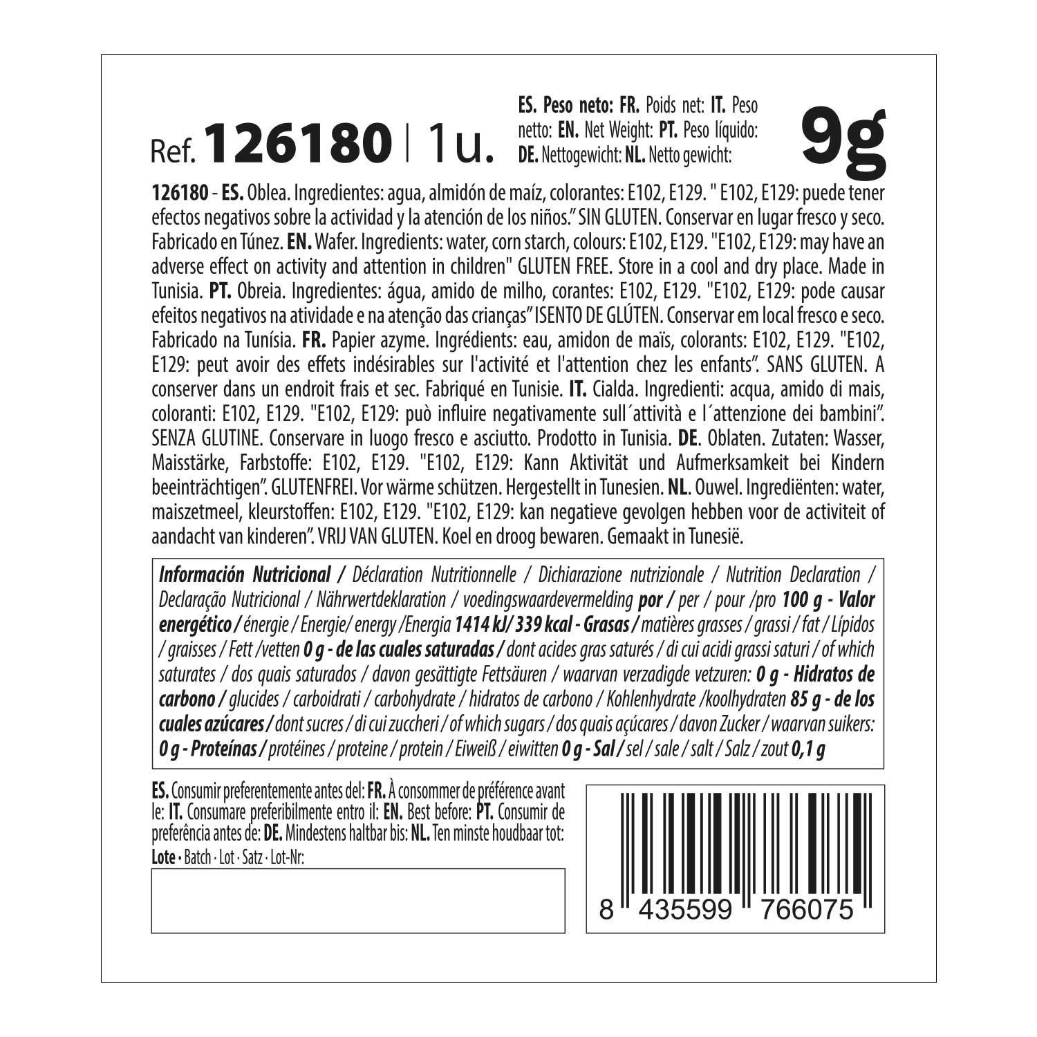 FLOR DE BOLACHA BRANCA 12CM