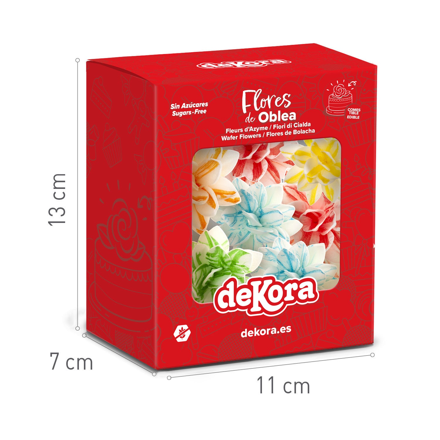 FLORES ARTÍSTICAS 7CM