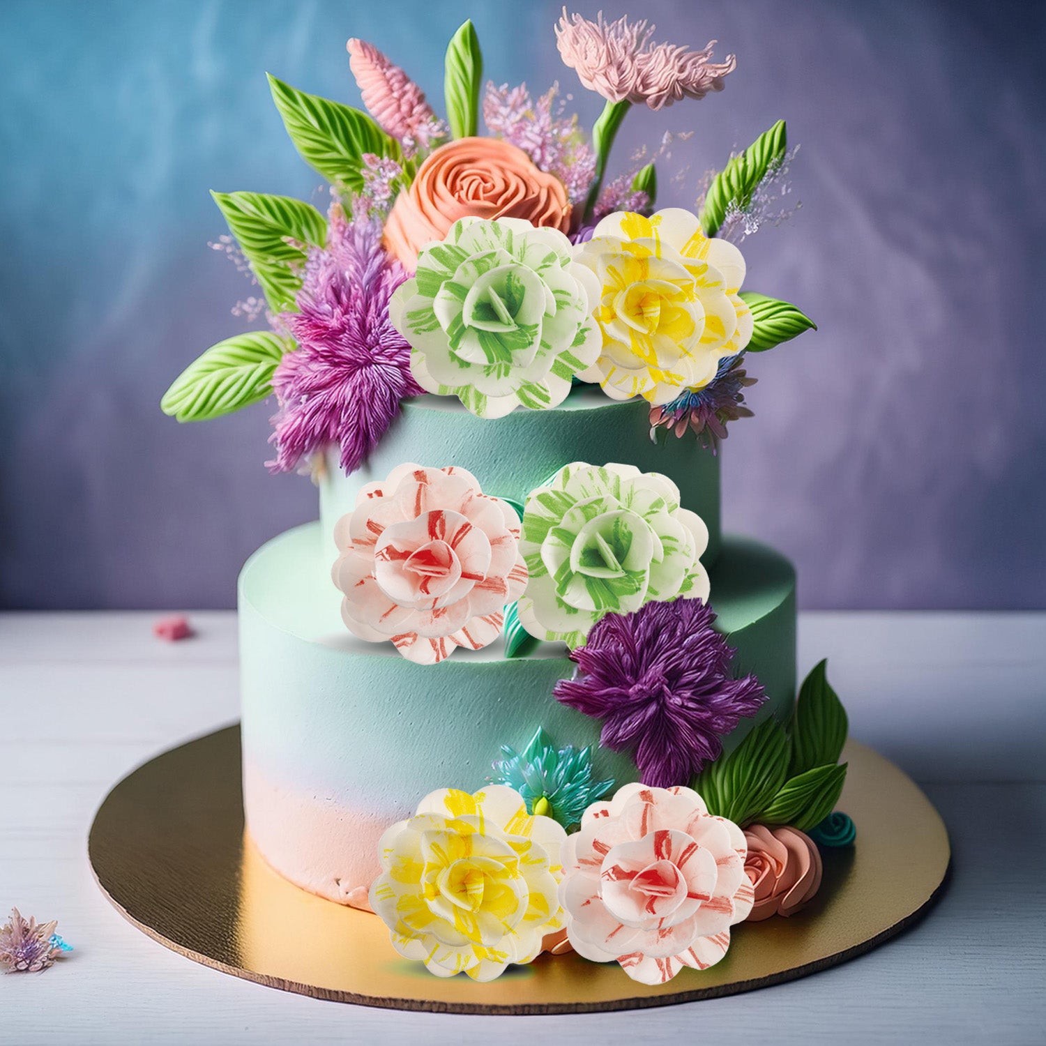 ARTISTIC WAFER ROSE 7CM