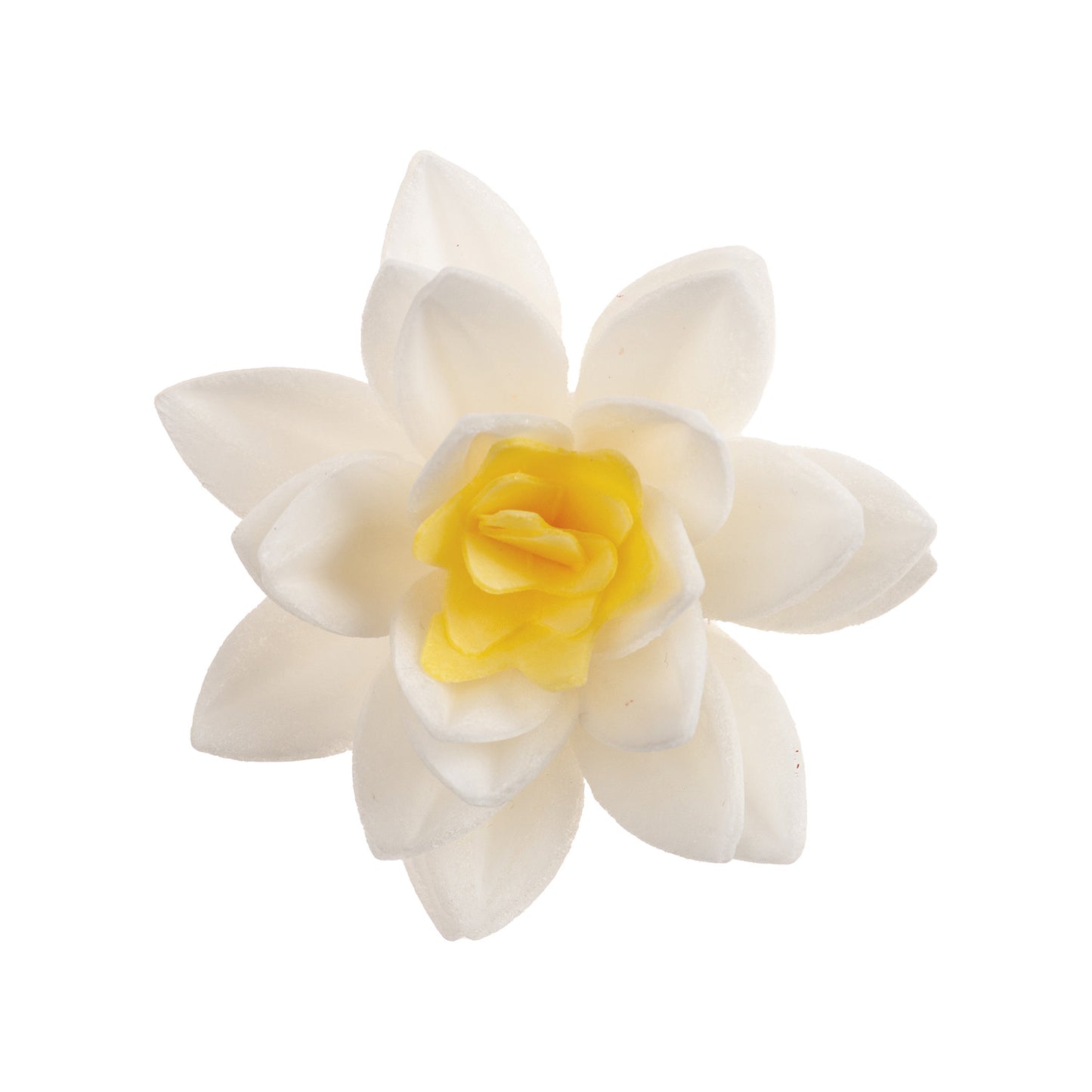 FLORES BLANCAS DE OBLEA 7CM
