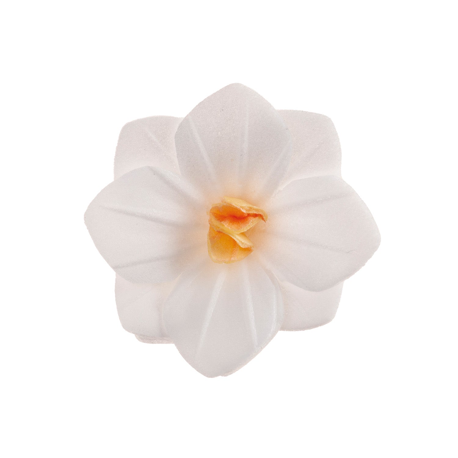 WHITE WAFER FLOWERS 4CM