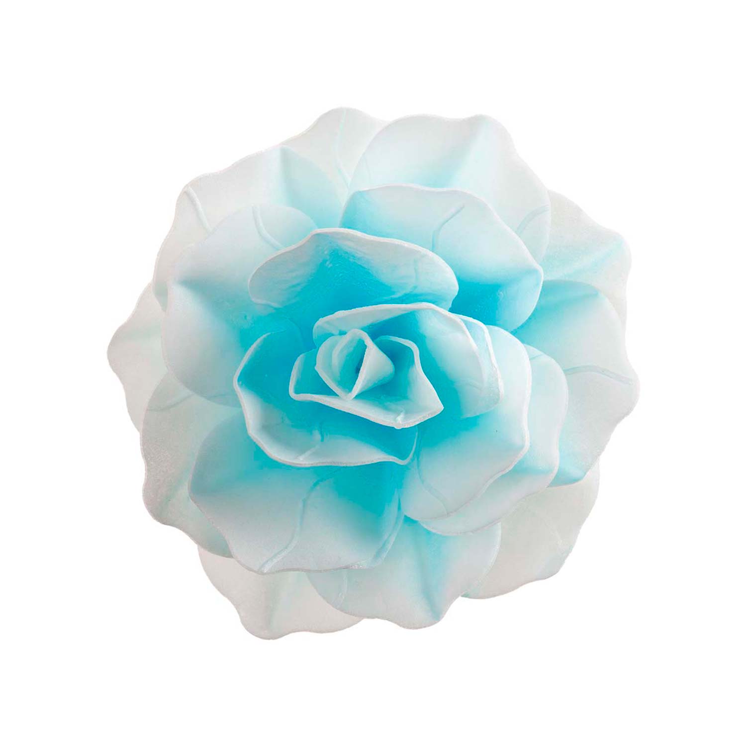 FIORE IN CIALDA BLU GIGANTE 12,5CM