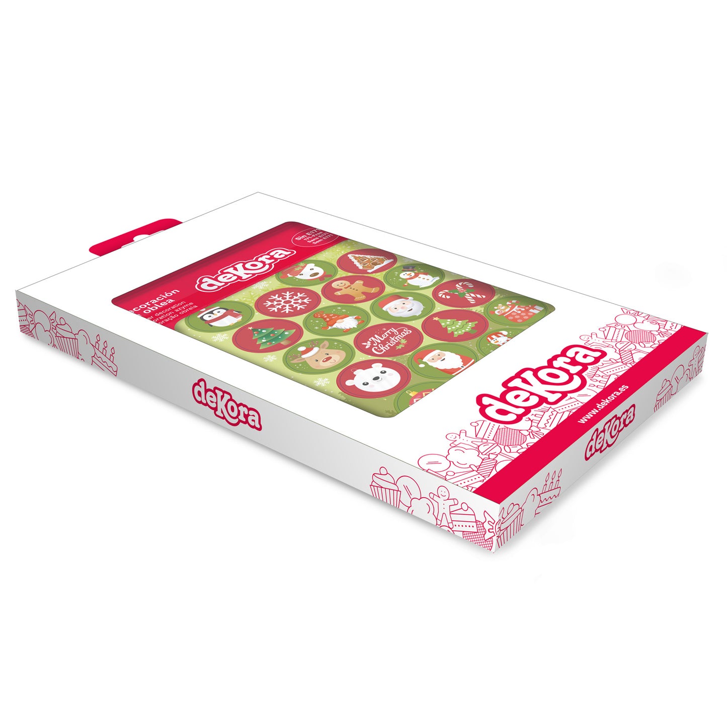 MINI DISQUES AZYME NOËL Ø 3,4CM