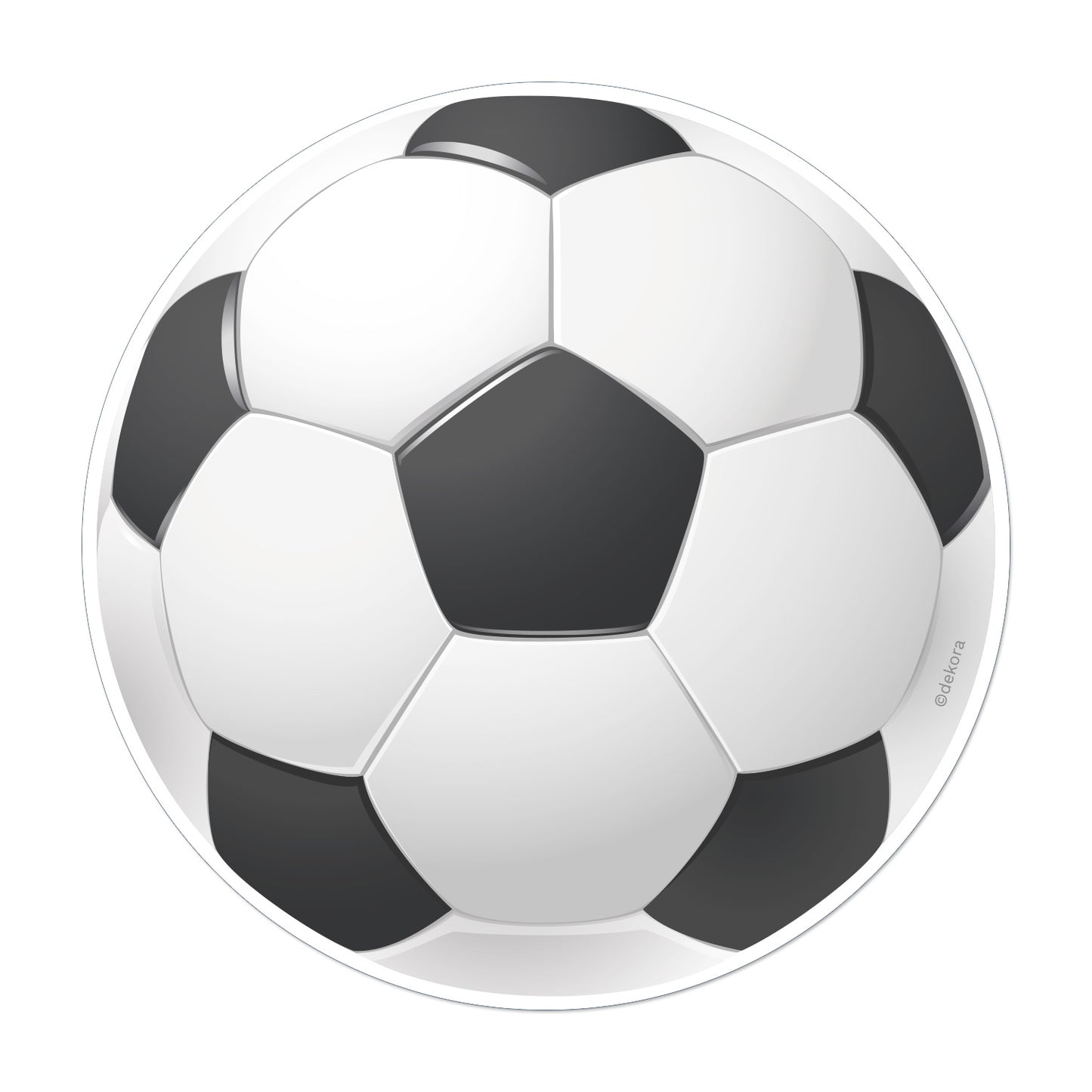 DISCO OBLEA TARTA BALÓN FÚTBOL 20CM