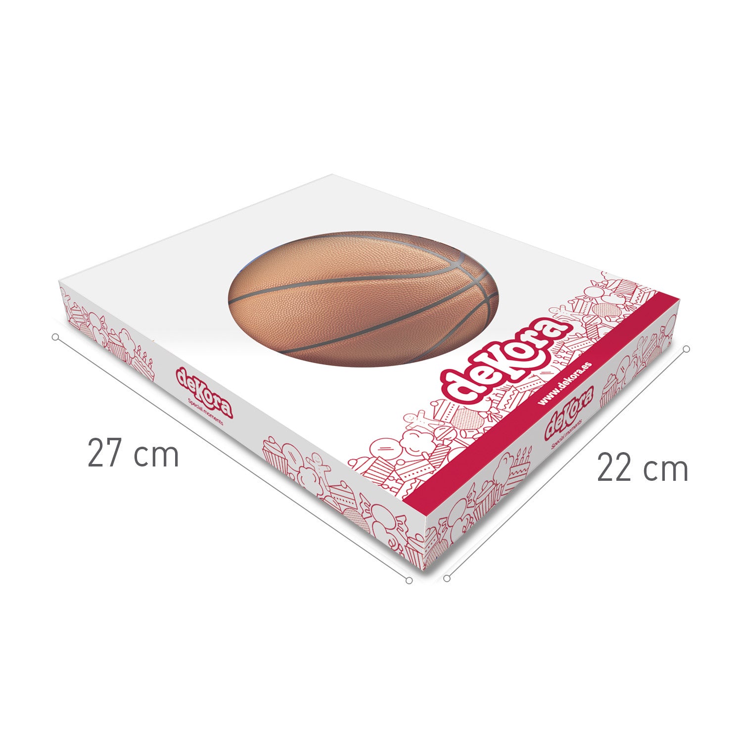 DISCO DE BOLACHA DE BASQUETEBOL 20CM