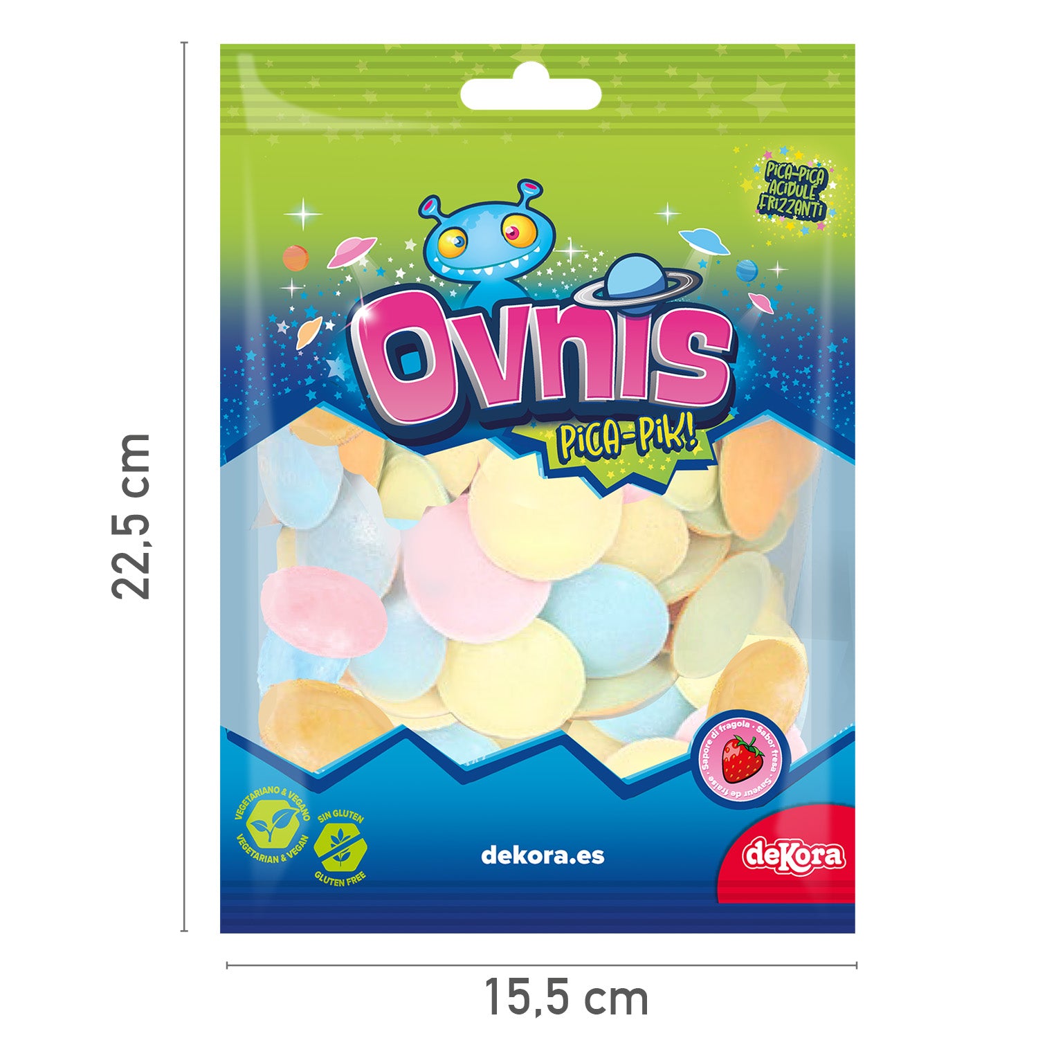 OVNIS RELLENOS CON PICA PICA 39GR